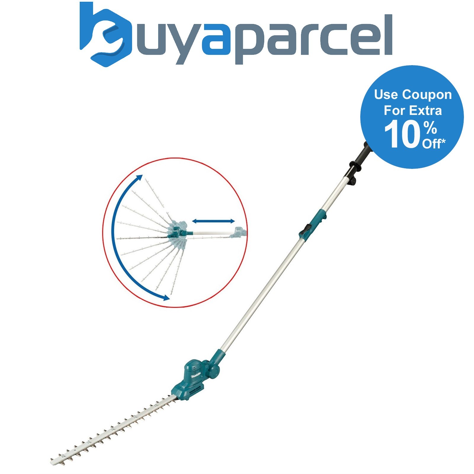 Makita UN460WDZ 12v CXT Telescopic Cordless Pole Hedge Cutter Trimmer Long Reach