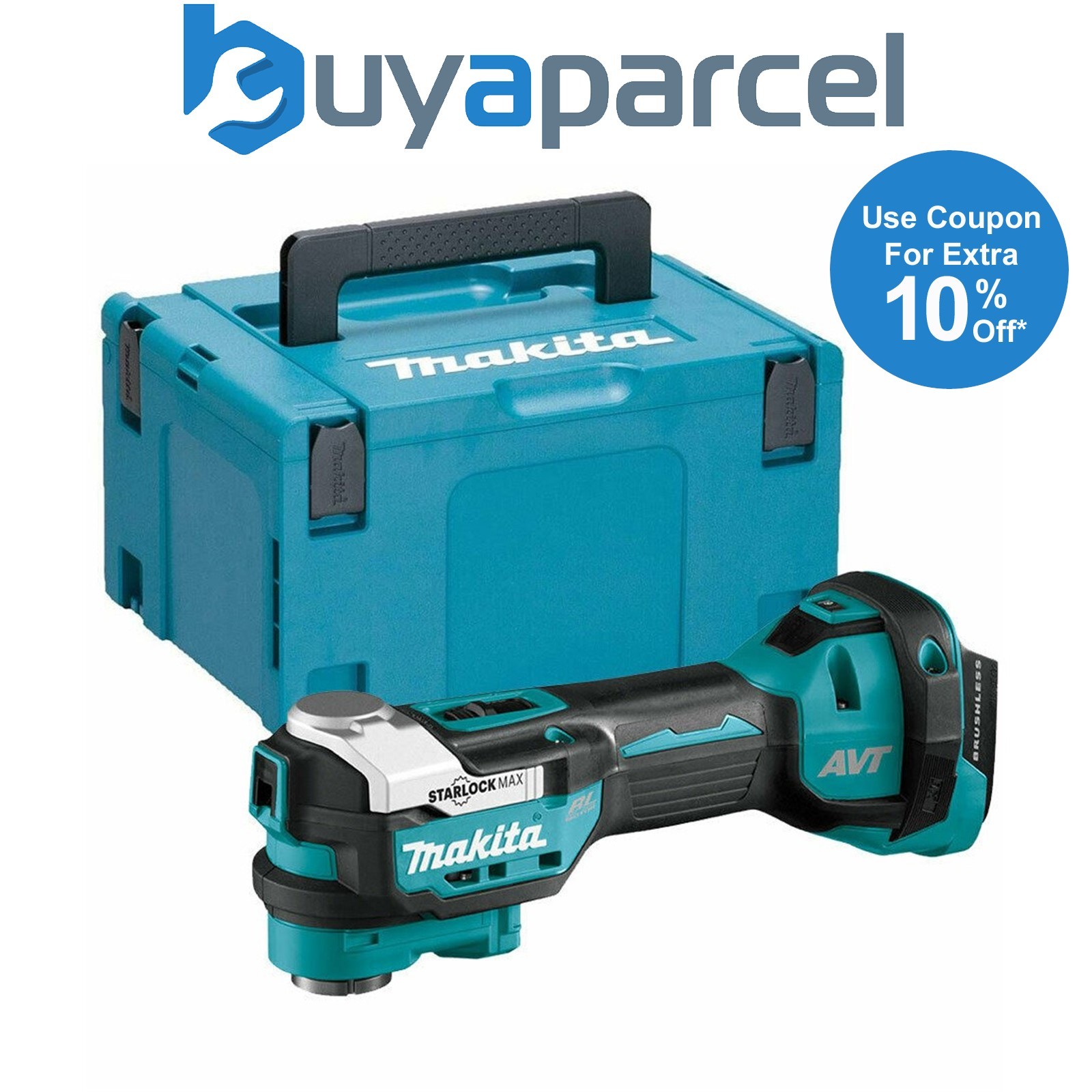 Makita DTM52Z 18v LXT Brushless Multi Tool Starlock Keyless + Makpac Case