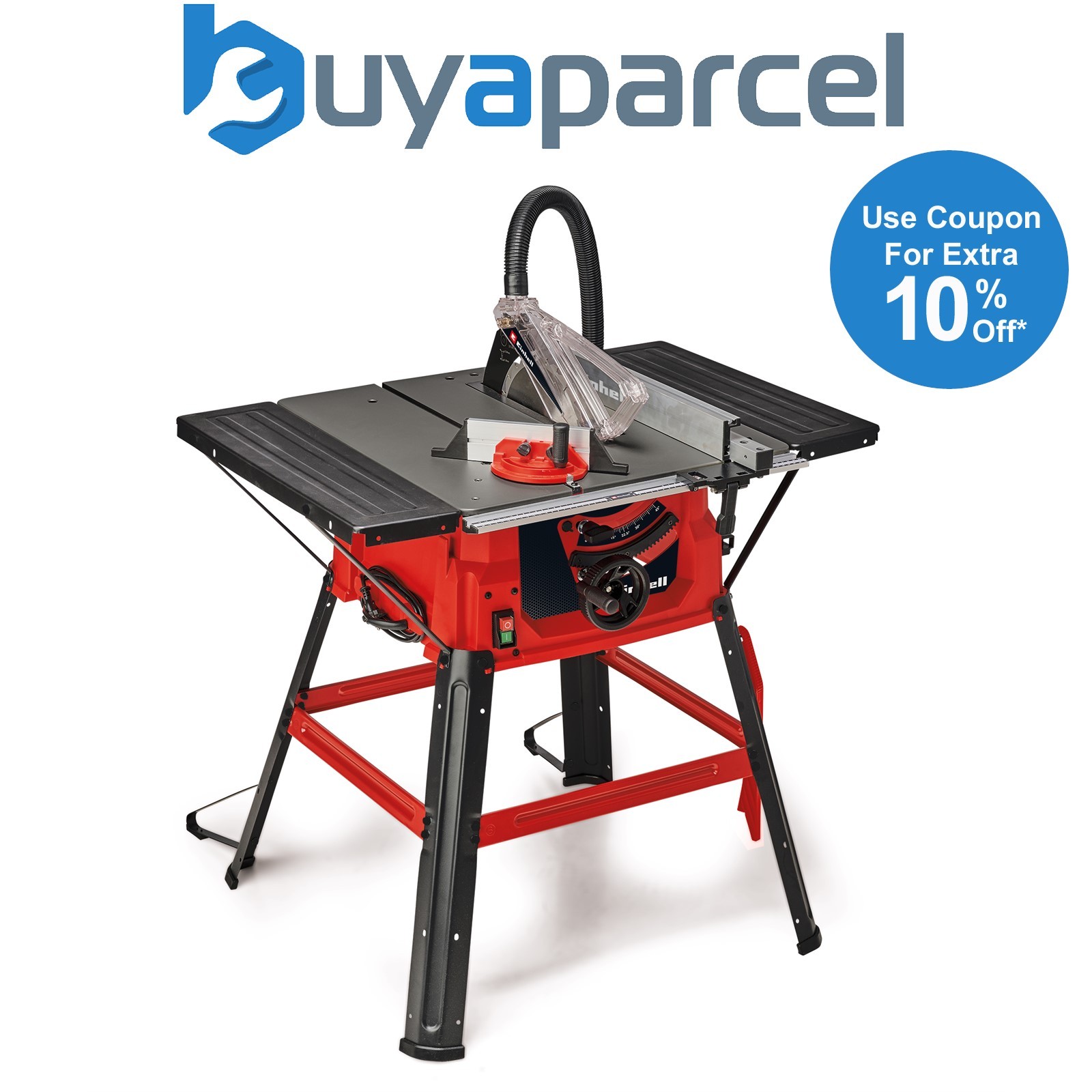 Einhell TC-TS 2025/2 U Corded Bench Table Saw 250mm 1800W 240v + Stand + Blade