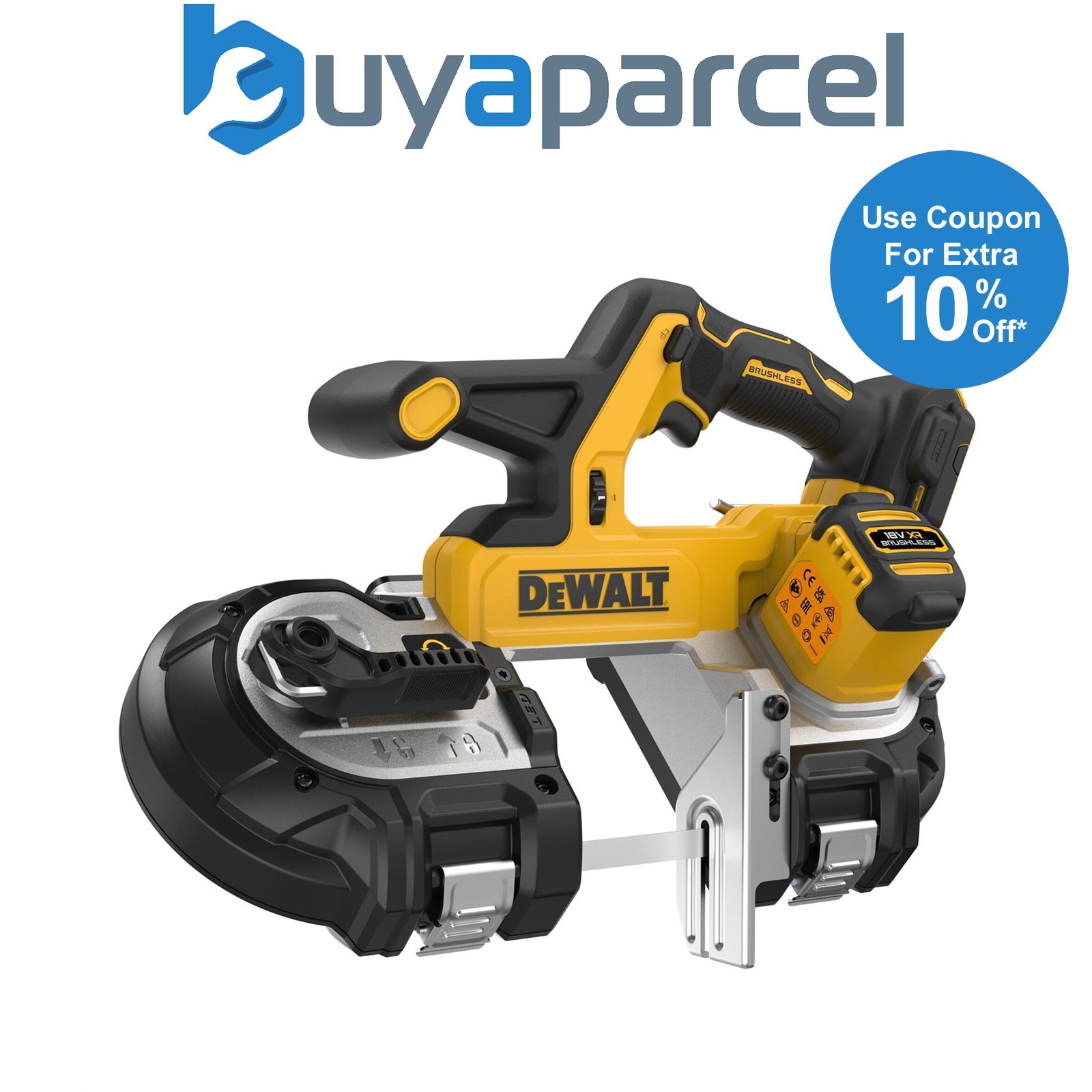 Dewalt DCS378N-XJ 18v XR Cordless Mid Sized Portable Band Saw Bandsaw Bare Tool