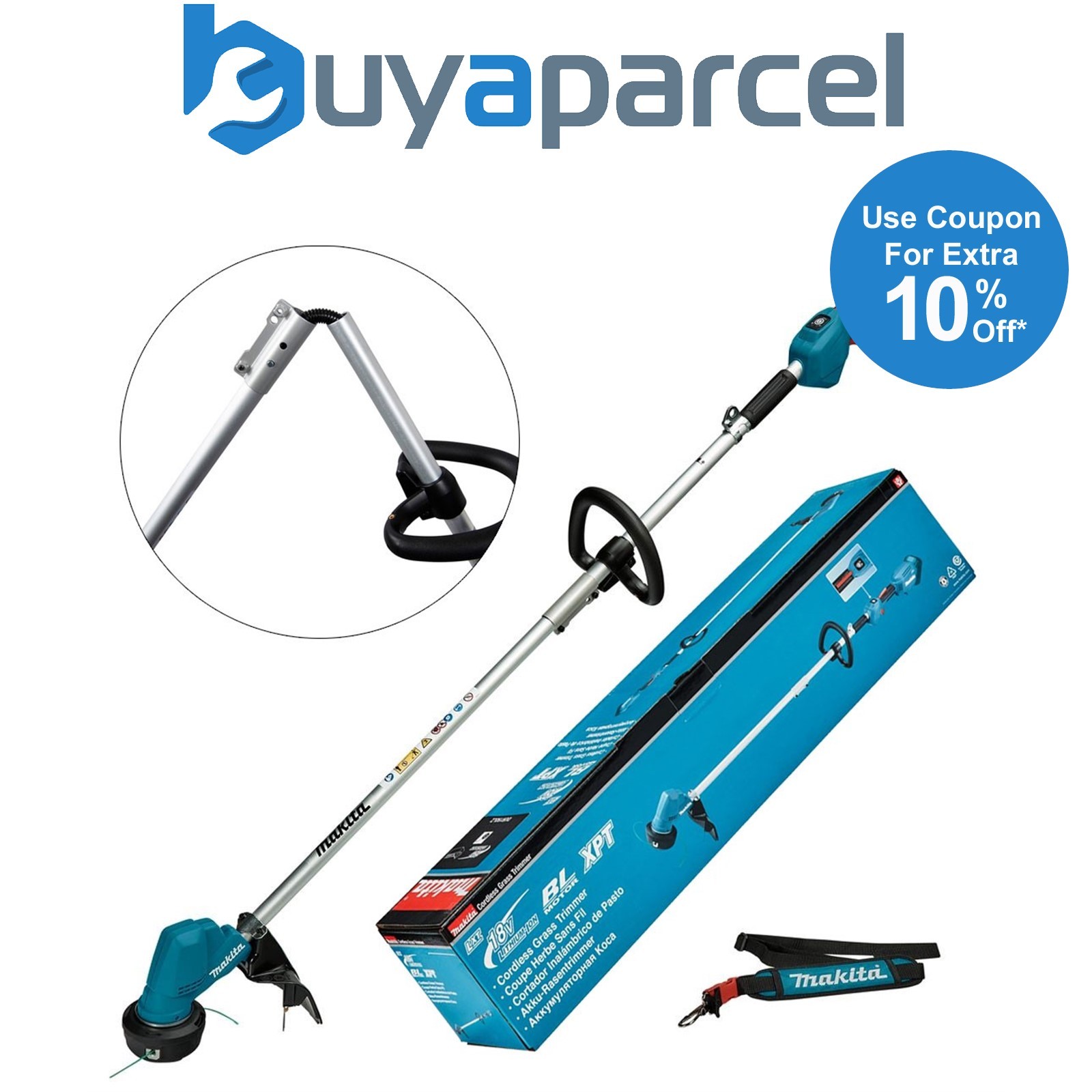 Makita DUR192LZ 18V LXT Brushless Loop Handle Grass Line Trimmer Strimmer Body