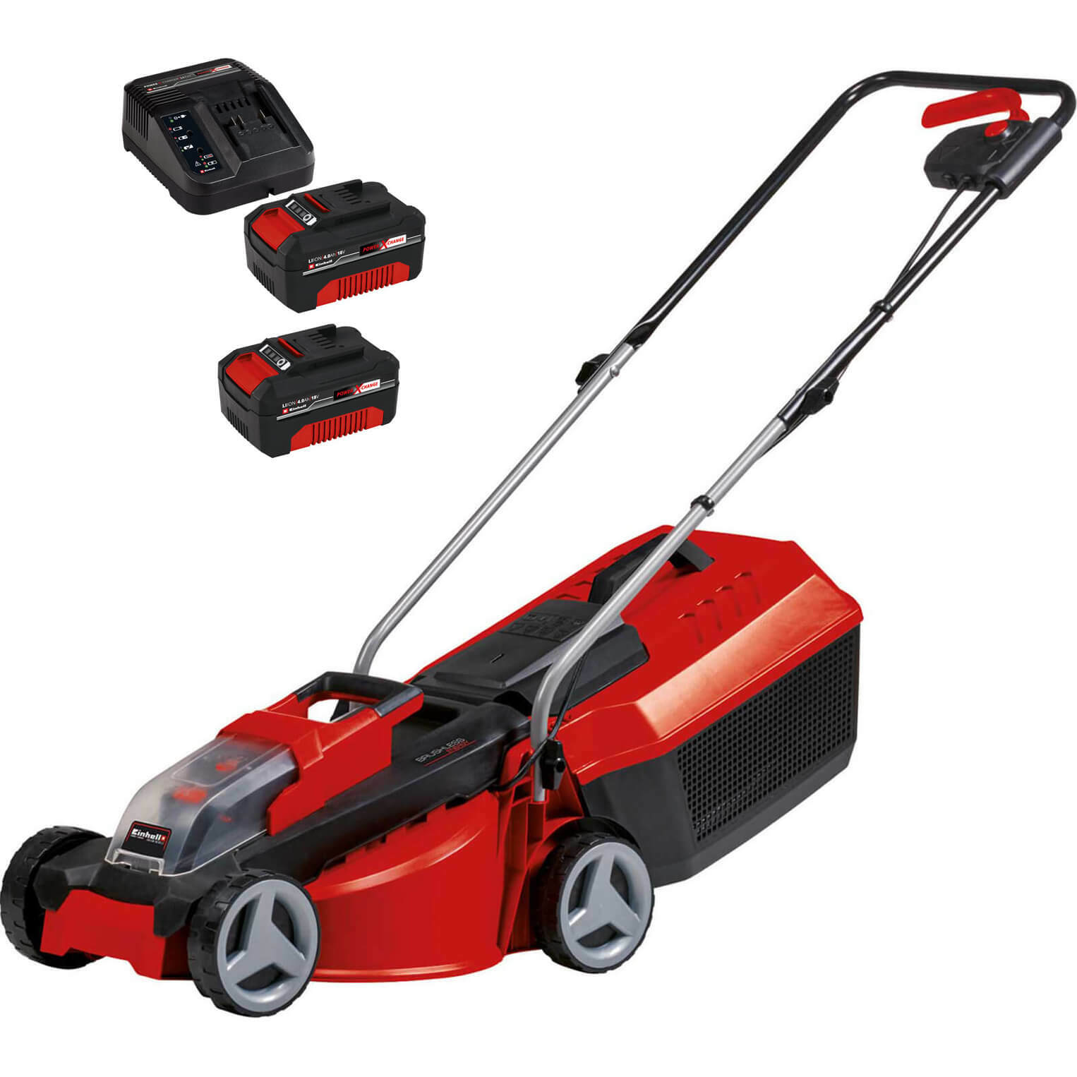 Einhell GE-CM 18/30 Li 18v Cordless Brushless Lawnmower 300mm 2 x 4ah Li-ion