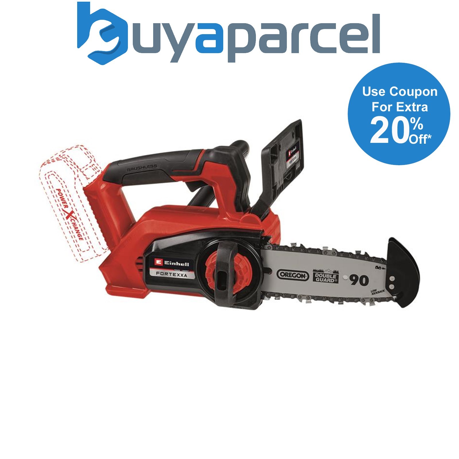 Einhell 4600020 FORTEXXA 18/20 TH Power X-Change Chainsaw 20cm 18V Bare Unit