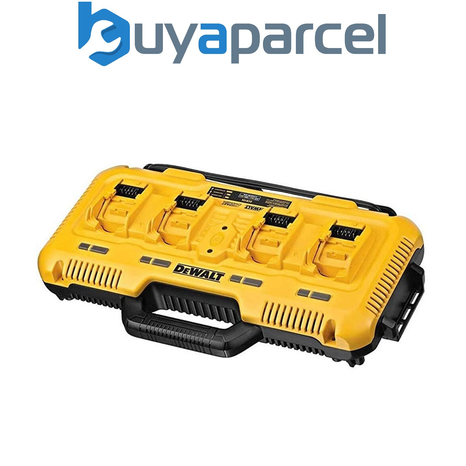 DeWalt DCB104 18v Li-Ion XR 4 Port Fast Battery Charger Multi Voltage