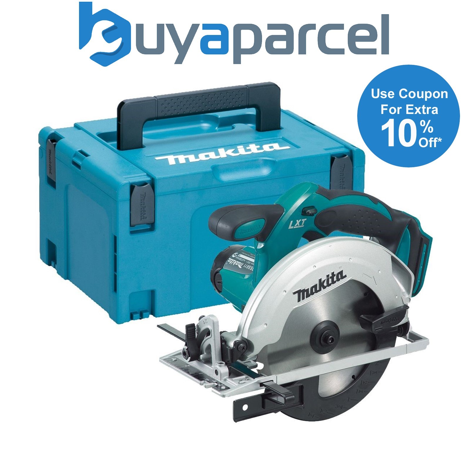 Makita DSS611Z 18V LXT Lithium Ion 165mm Circular Saw + Makpac Carry Case