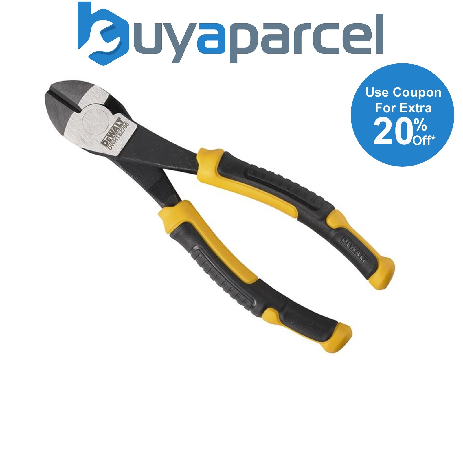 DeWALT Hand Tools DWHT82796-0 Diagonal Cutting Pliers 160mm DHT082796