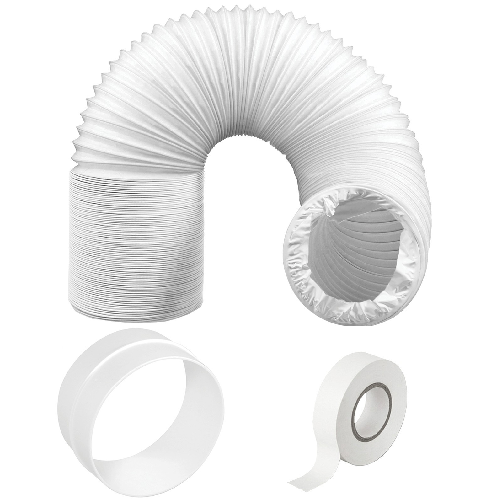 6m Vent Hose PVC Duct 5" Extension for Samsung Air Conditioner Conditioning Unit