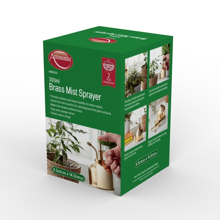 Ambassador Brass Mist Mister Sprayer ABMS300