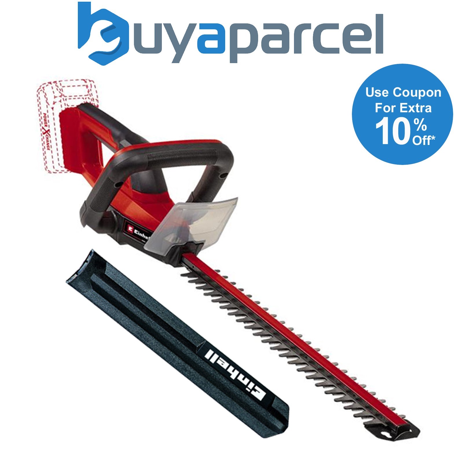 Einhell 18V Cordless Hedge Trimmer Cutter PXC GC-CH 18/40 Li Solo 40cm 16" Bare