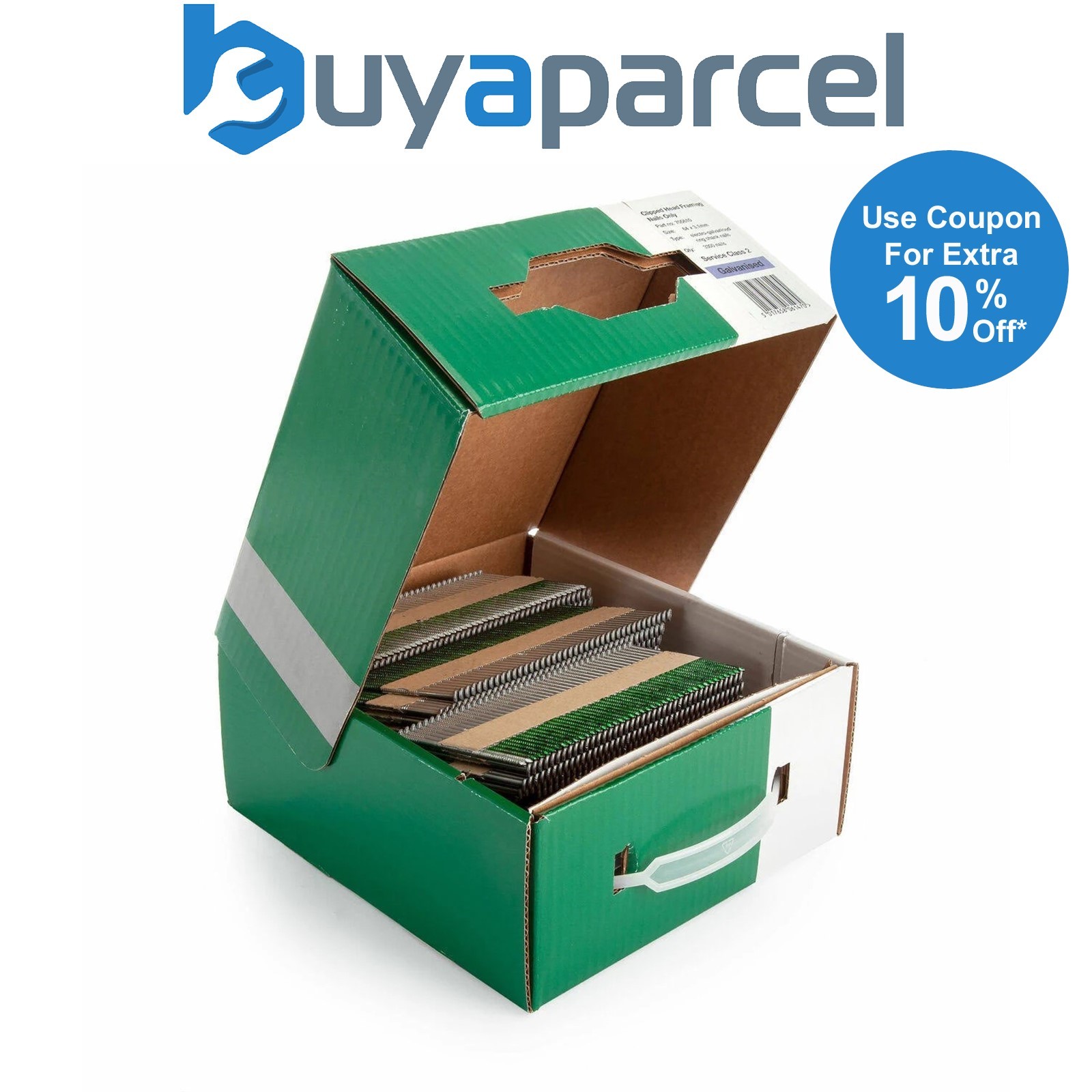 HiKOKI 705610 EG Ring Shank 1st Fix Framing Nails 64mm x 3.1 3300 Box Hitachi