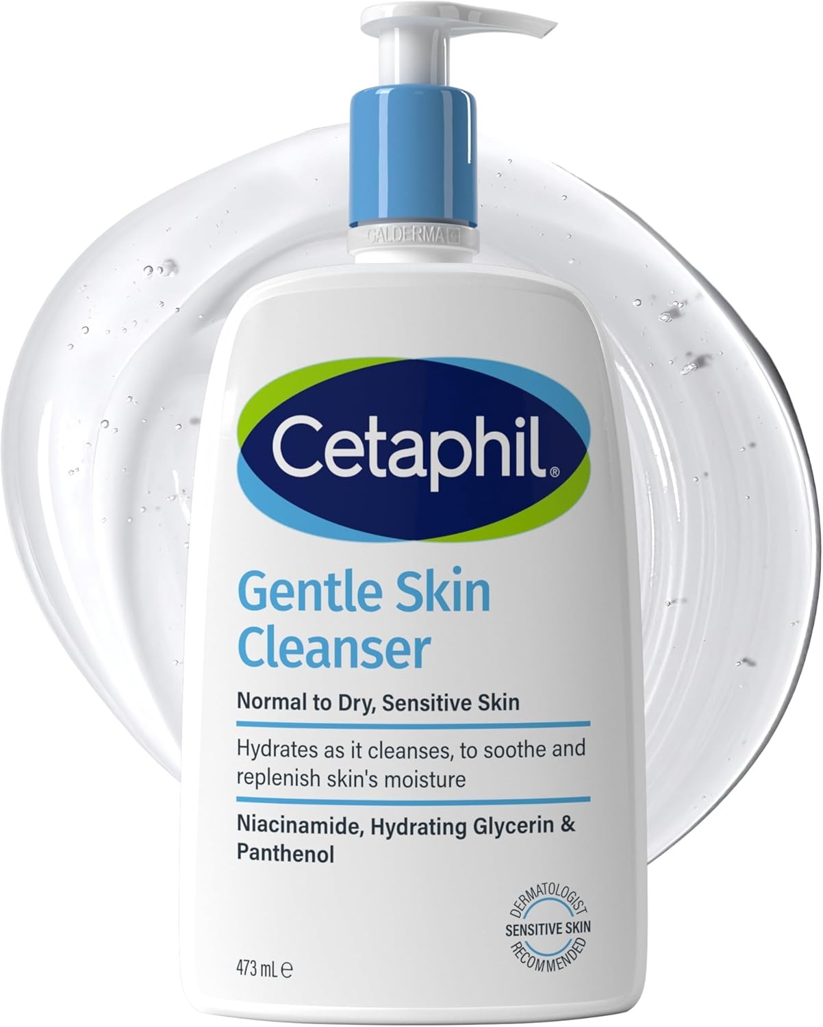 Cetaphil Gentle Skin Cleanser, 473ml, Face & Body Wash, For Normal To Dry Sensi