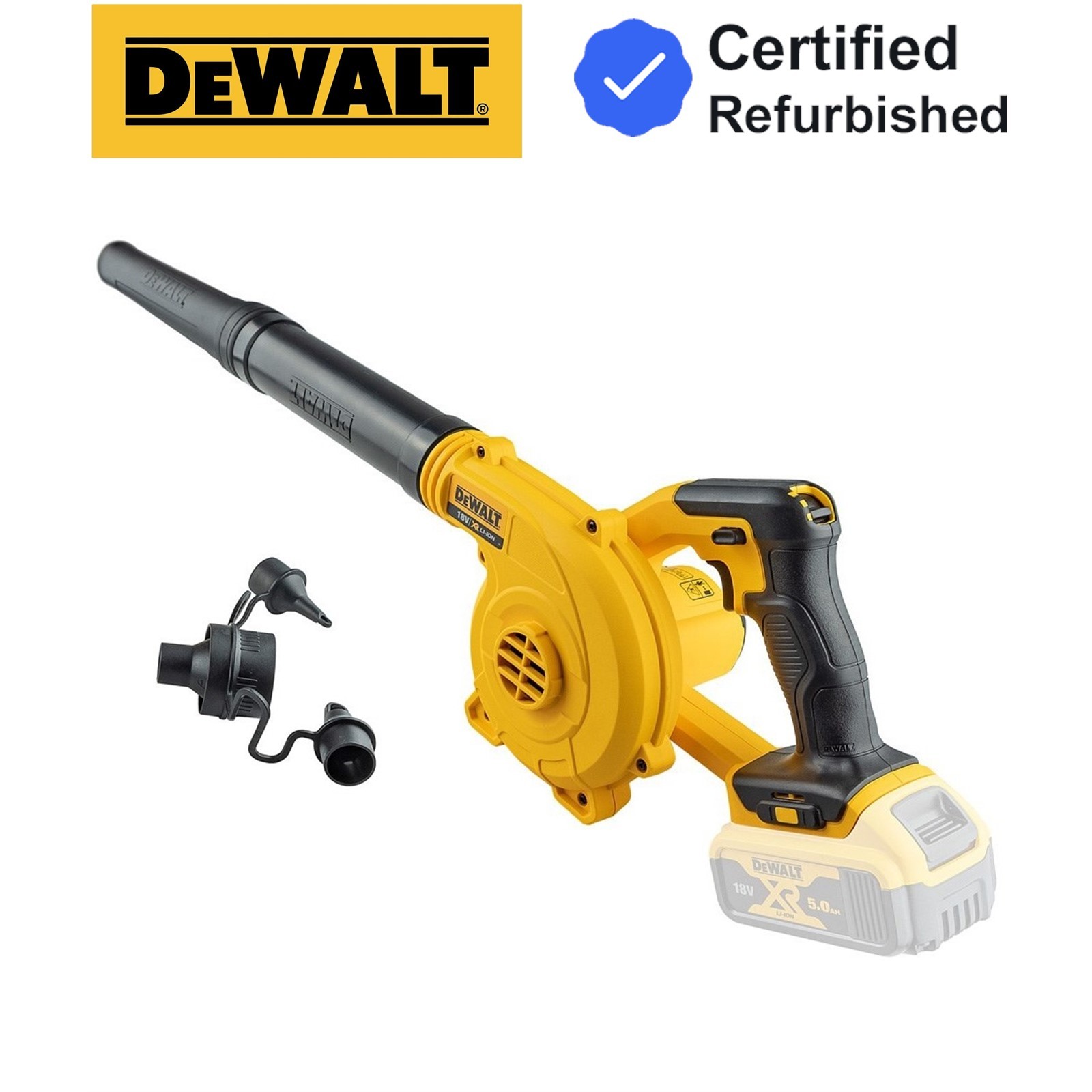 Dewalt DCV100N 18v XR Compact Jobsite Blower Leaf Blower DCV100N-XJ - Bare Unit
