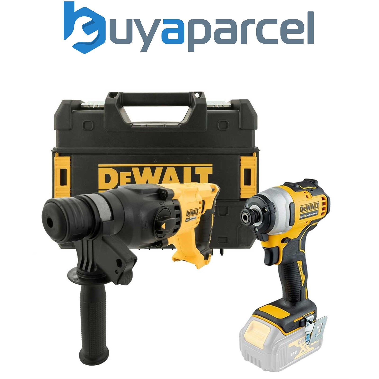Dewalt DCK2023 18v XR Cordless Kit - DCF787 Impact DCH133N SDS Drill Bare Tools