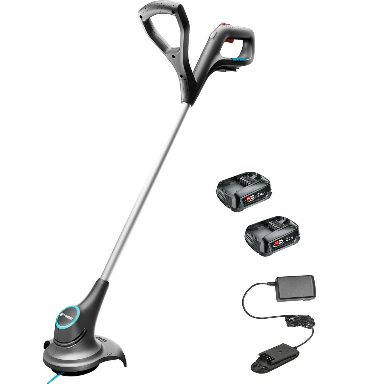 Gardena SMALLCUT 23 P4A 18v Cordless Grass Trimmer 230mm 2 x 2ah Li-ion