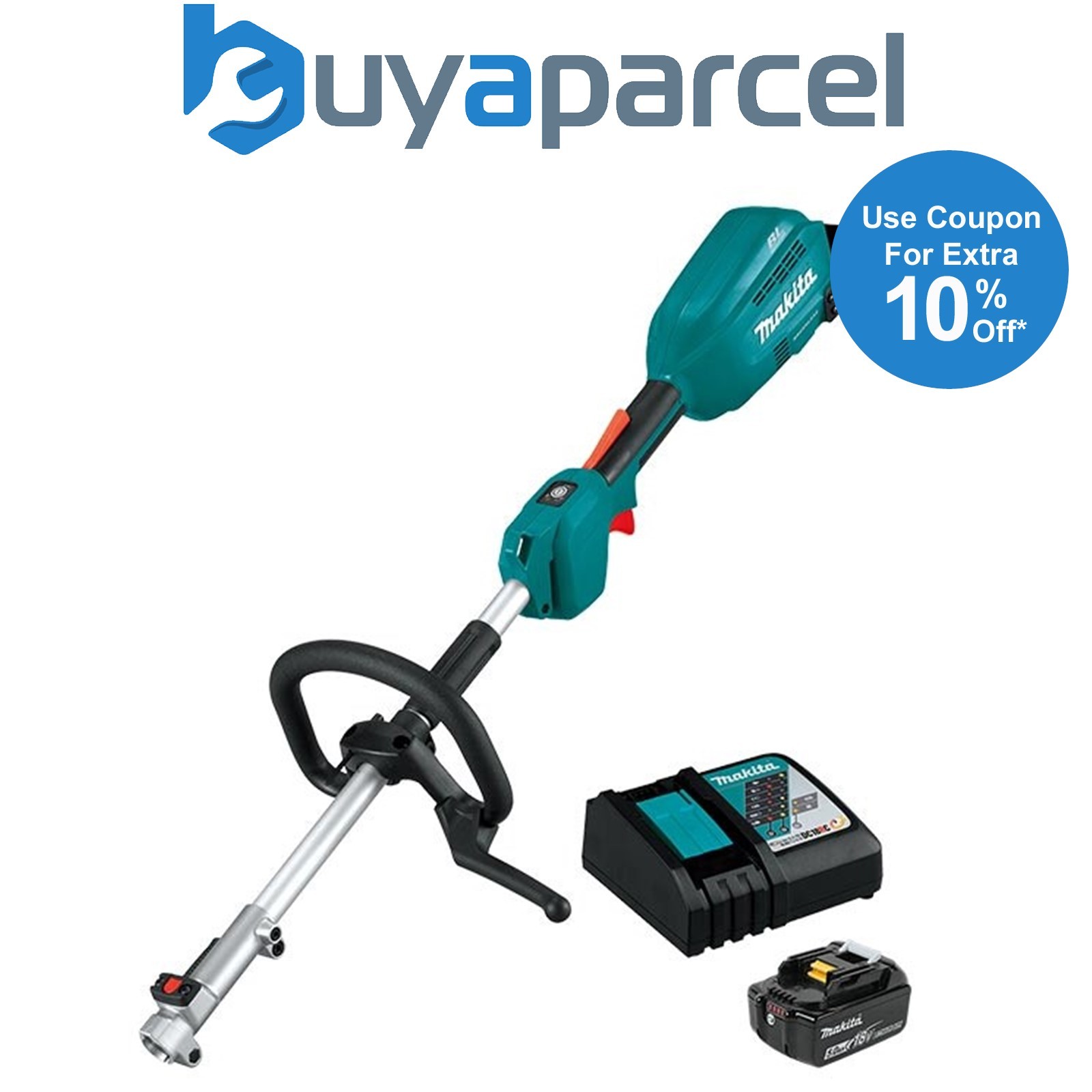 Makita DUX18 Brushless 18v LXT Cordless Split Shaft Multi Tool Motor - 1 x 5ah