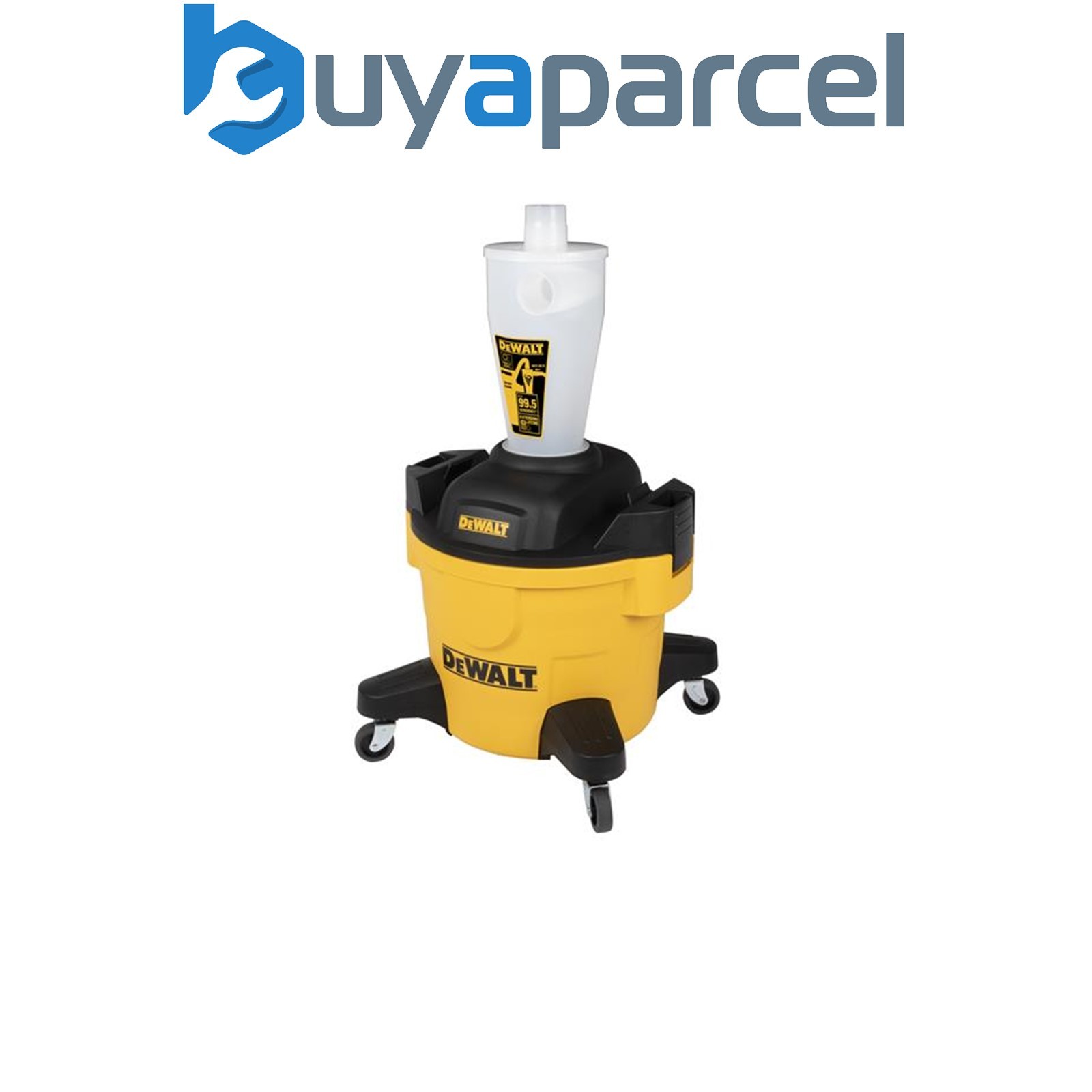 DEWALT DXVCS002 Vacuum Cyclone Dust Collector Separates 99% Of Material DWVCS002