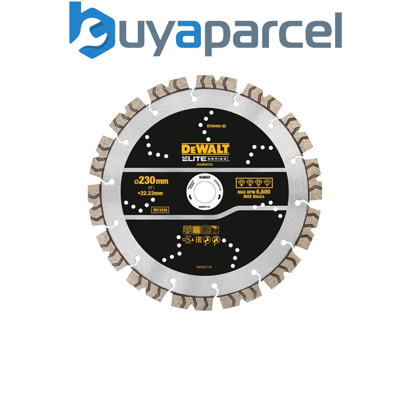 Dewalt DT20462-QZ ELITE SERIES All Purpose Diamond Segmented Wheel 230 x 22.2mm