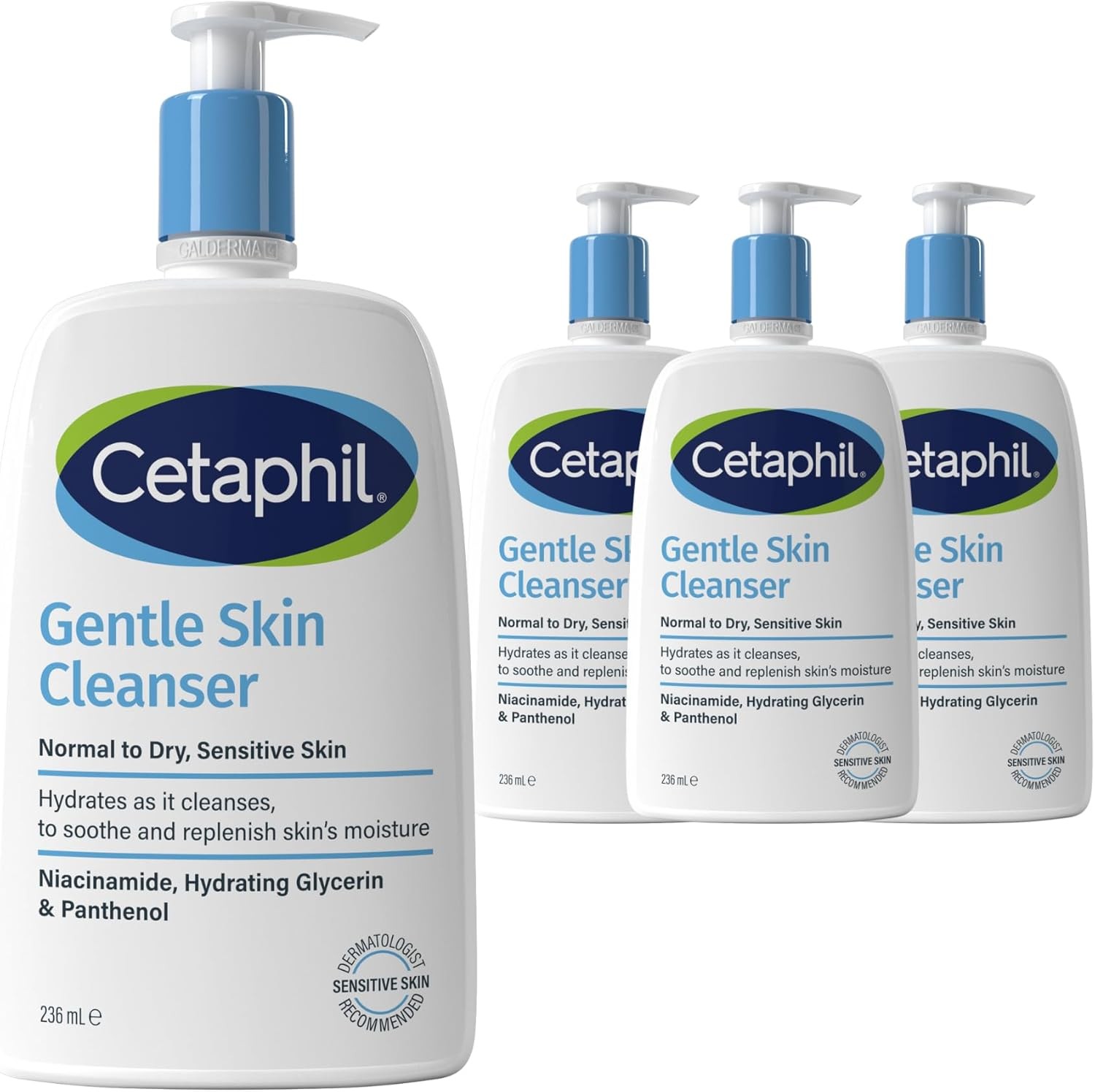 Cetaphil Gentle Skin Cleanser, Face & Body Wash, For Normal To Dry Sensitive Sk