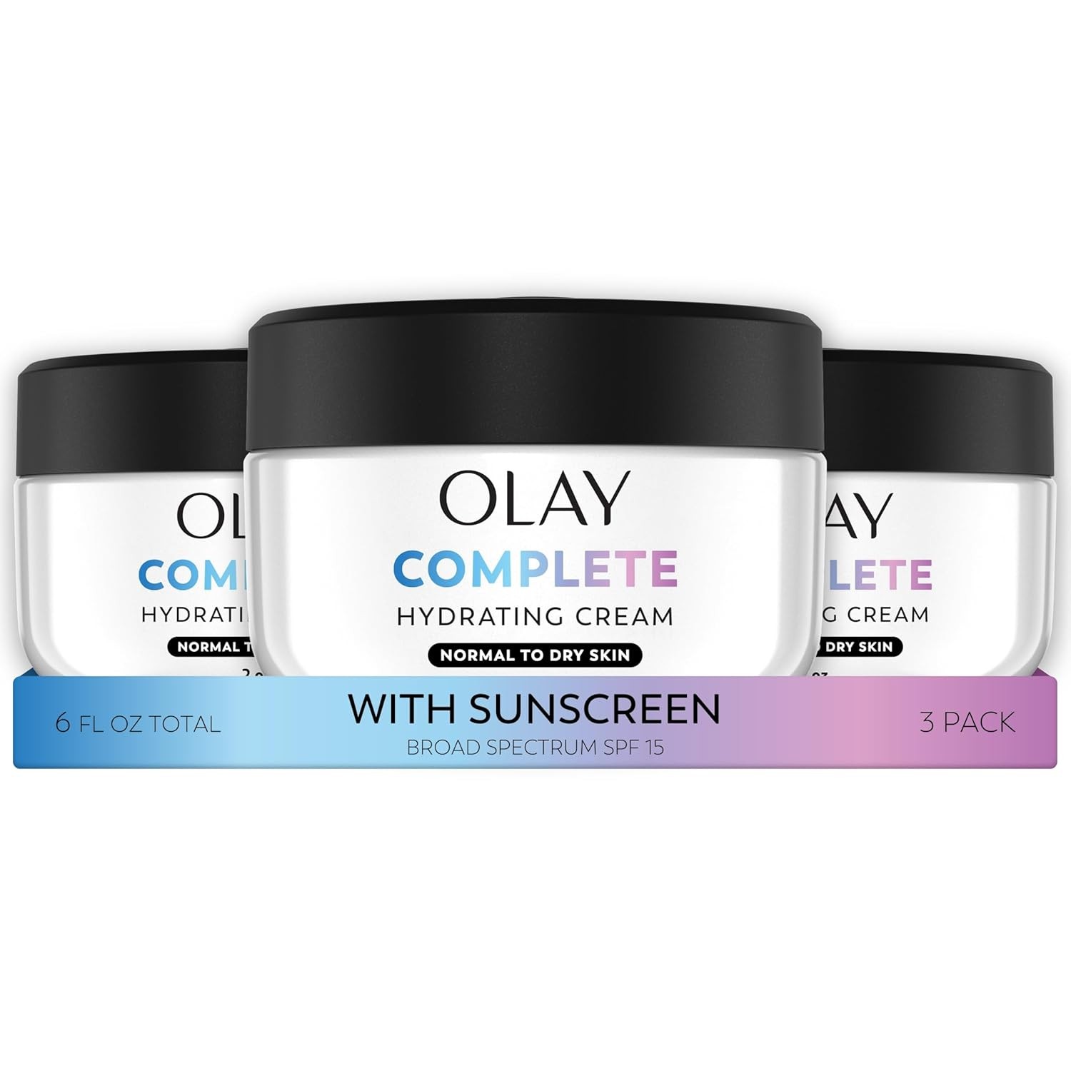 Face Moisturizer by Olay Complete All Day UV Moisture Cream, SPF 15, Normal Ski