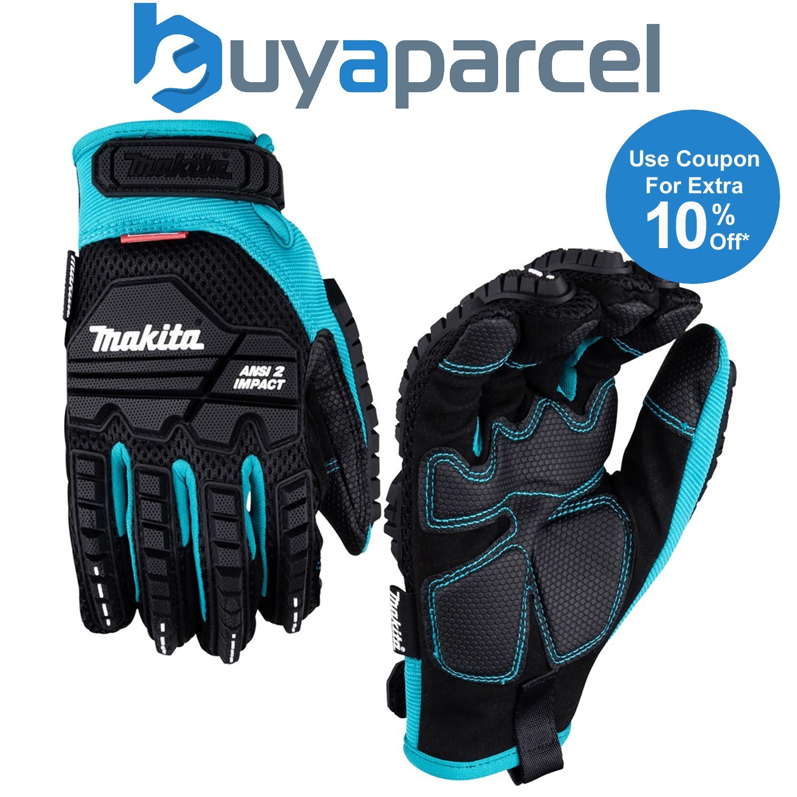 Makita P-84486 Advanced ANSI 2 Impact-Rated Demolition Extra Large Gloves Pair