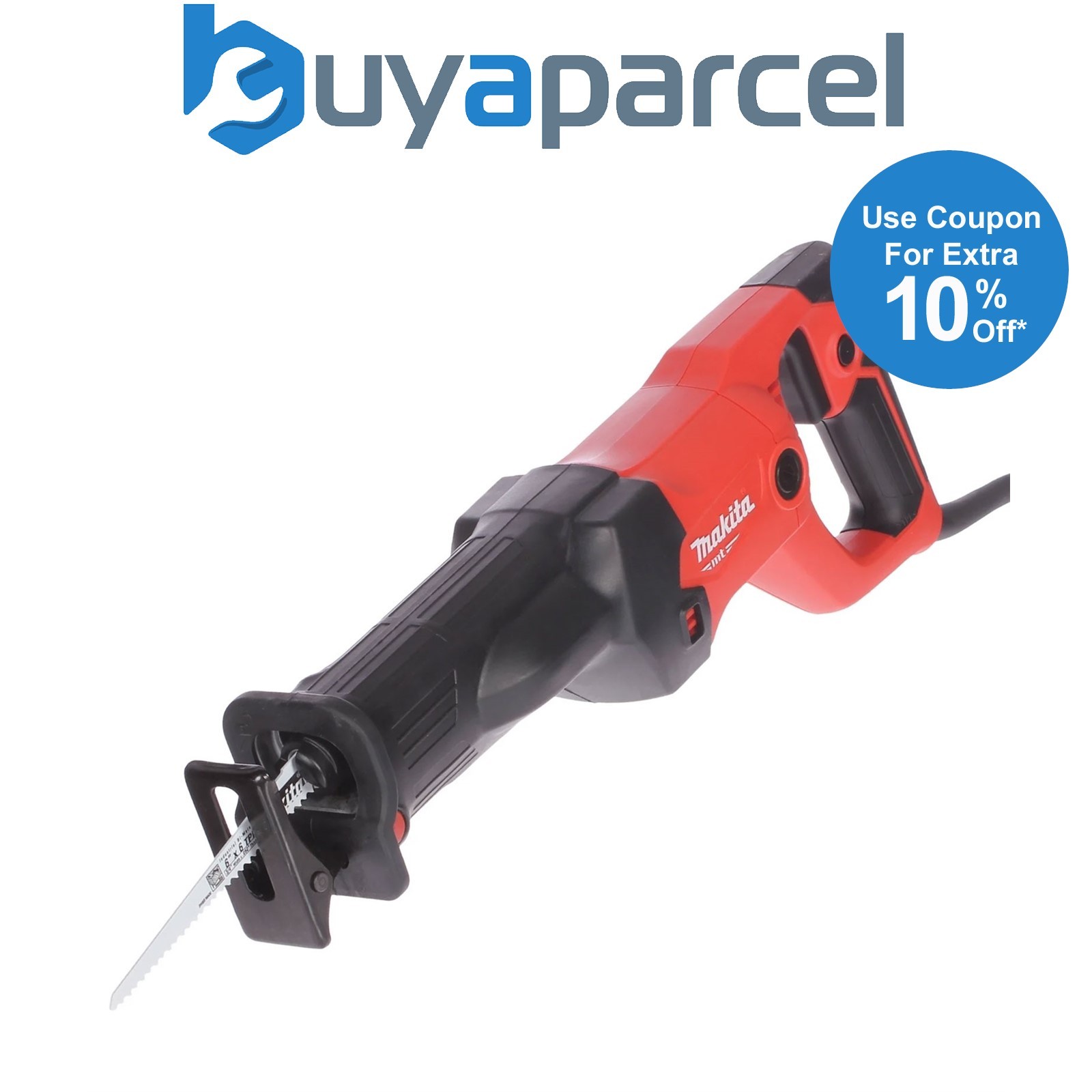 Makita M4501 240v Reciprocating Recip Sabre Saw 1010w + Blade