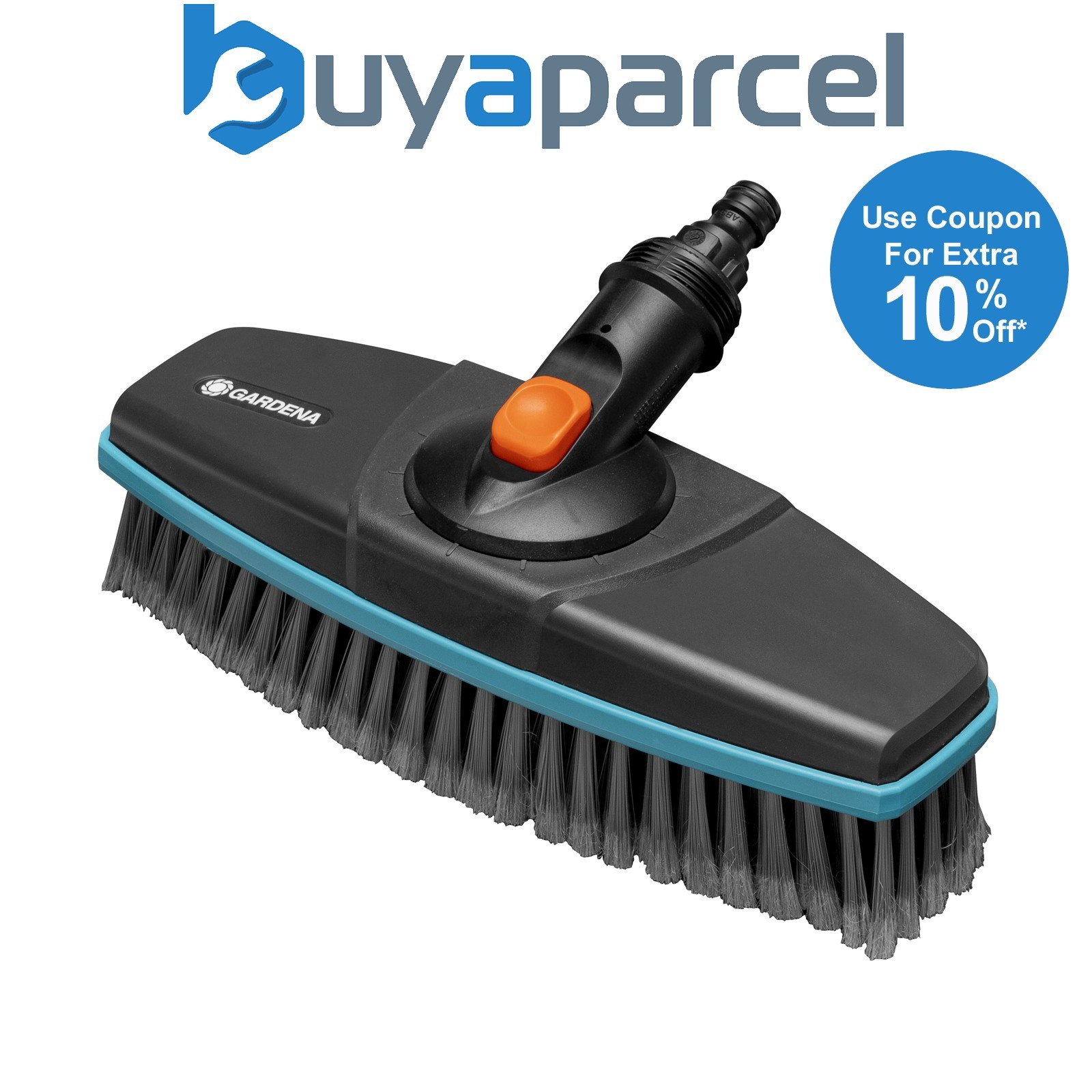 Gardena Cleansystem Handle Brush Soft Large Delicate Cleaning 27cm