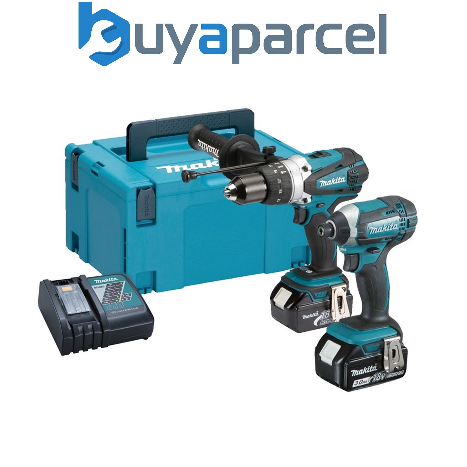 Makita DLX2145RJ 18v LXT DHP458 Combi Drill + DTD152 Impact Driver 2 x 3.0AH