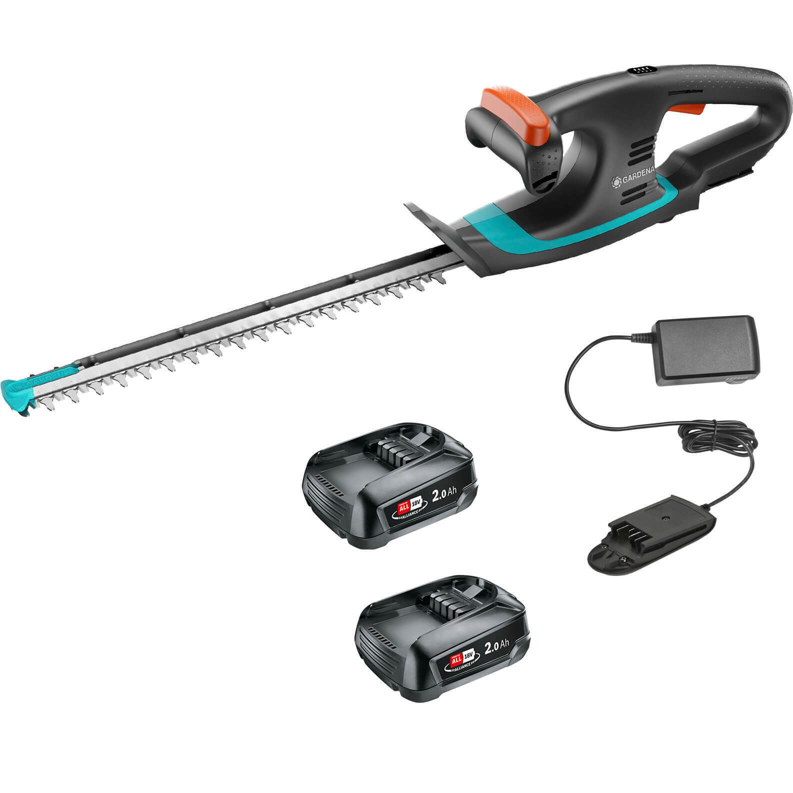 Gardena EASYCUT 40 P4A 18v Cordless Hedge Trimmer 400mm 2 x 2ah Li-ion