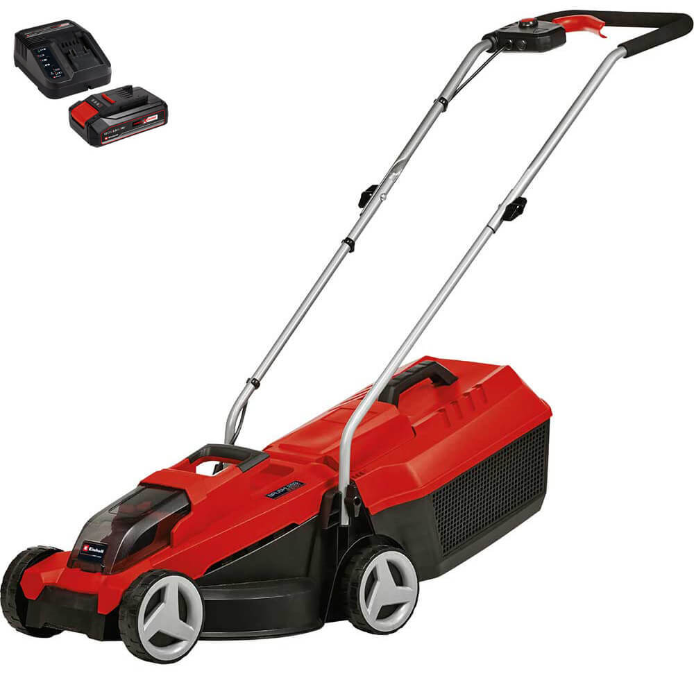Einhell GE-CM 18/32 Li 18v Cordless Brushless Rotary Lawnmower 320mm 1 x 2.5ah L