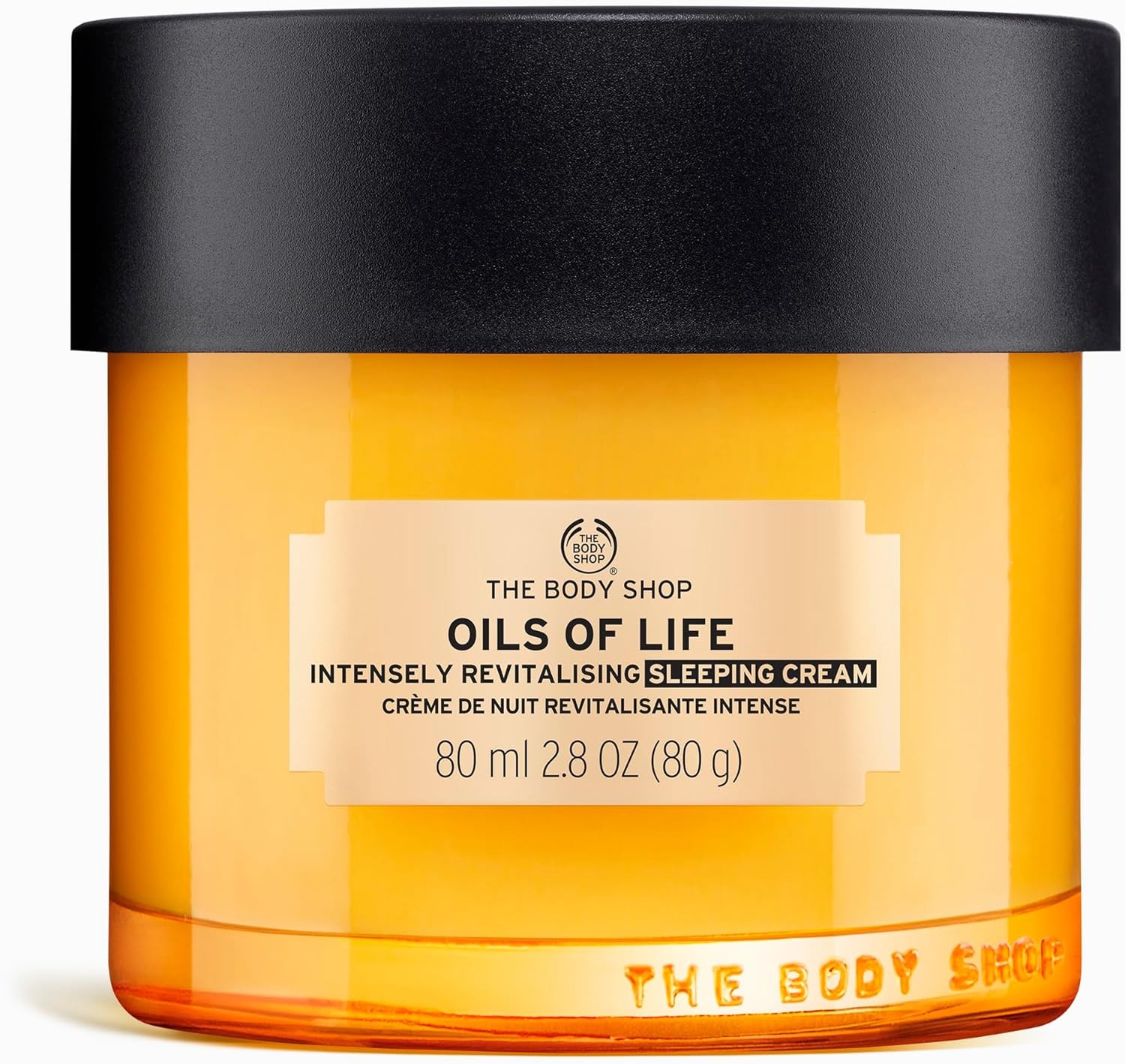 The Body Shop Oils of Life Sleeping Cream (1x 80ml), Night Cream for Tired Look