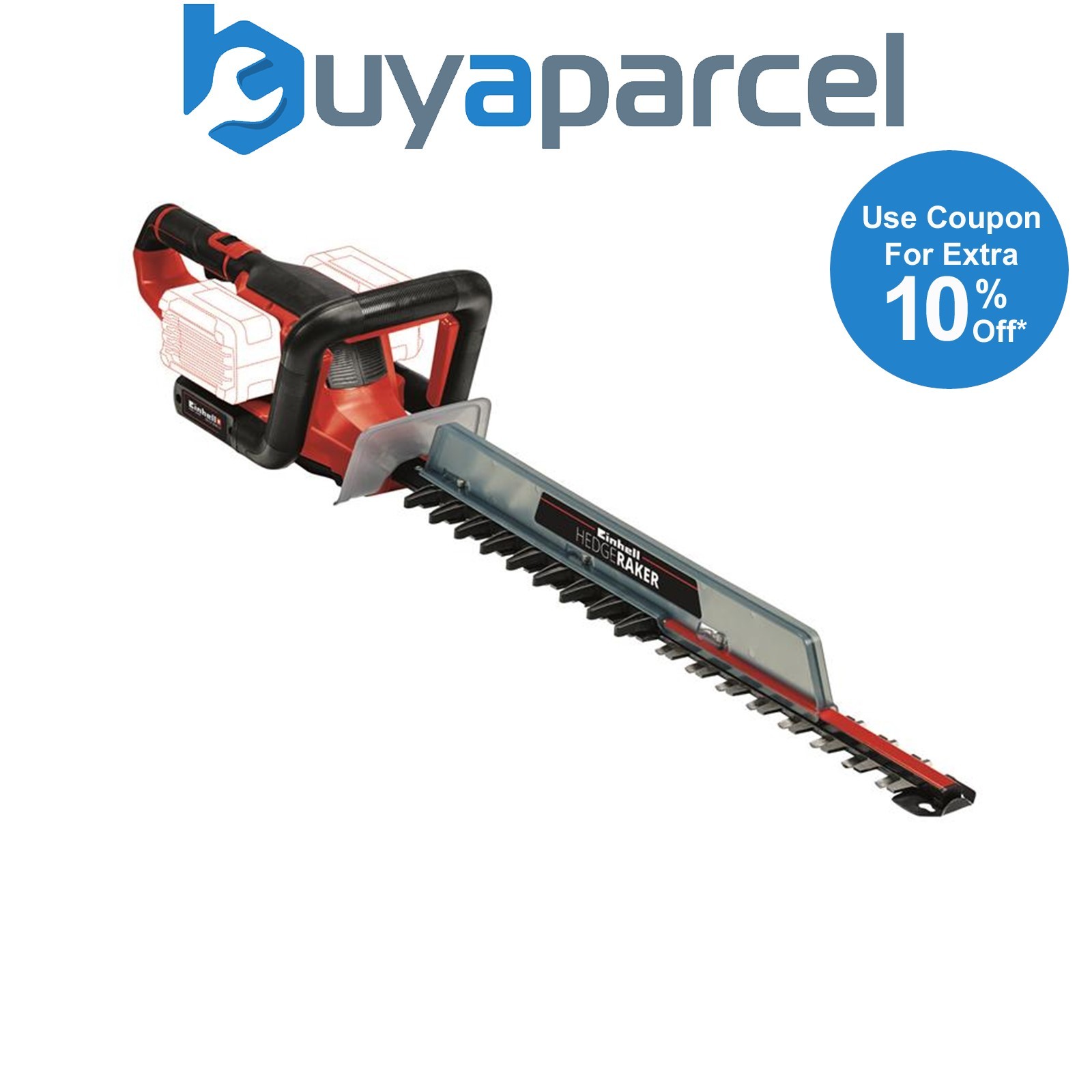 Einhell Cordless Hedge Trimmer 65cm Twin 18v 36v Power X-Change GE-CH 36/65 PXC