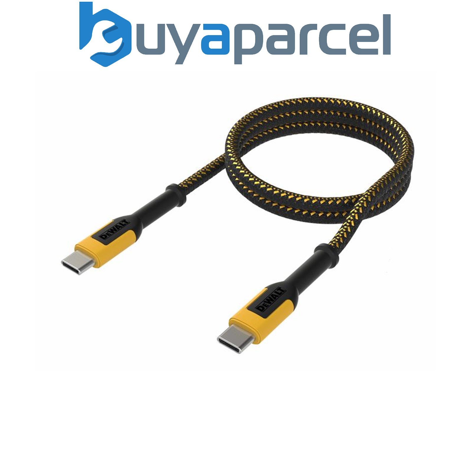 Dewalt DWG USB C to USB C 100W Reinforced Charging Cable 1.2m (4ft) DWT1310006