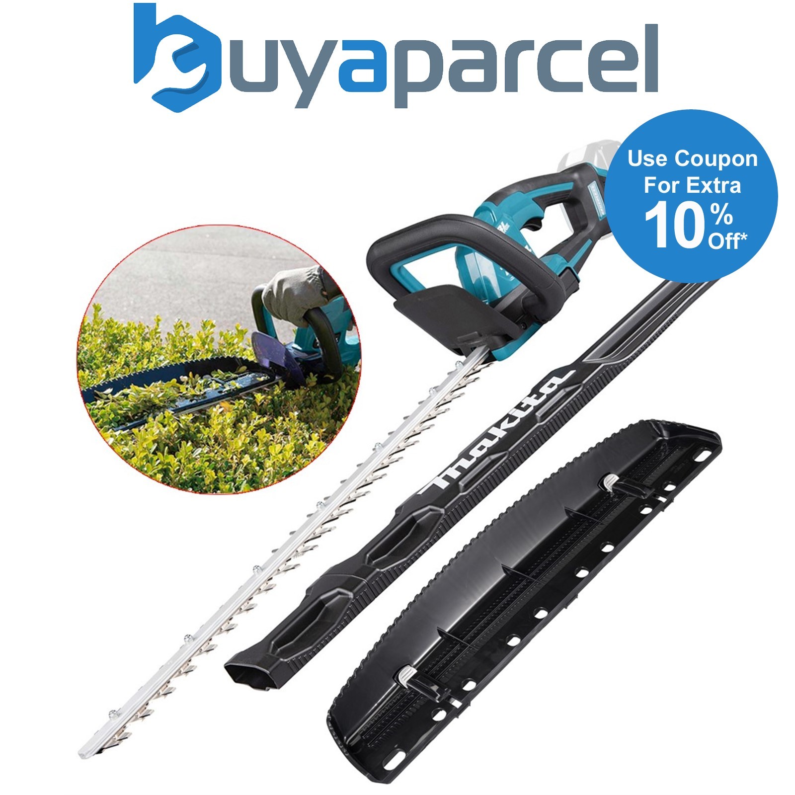 Makita DUH506Z 18V LXT Brushless 50cm Cordless Hedge Trimmer +Chip Receiver Bare