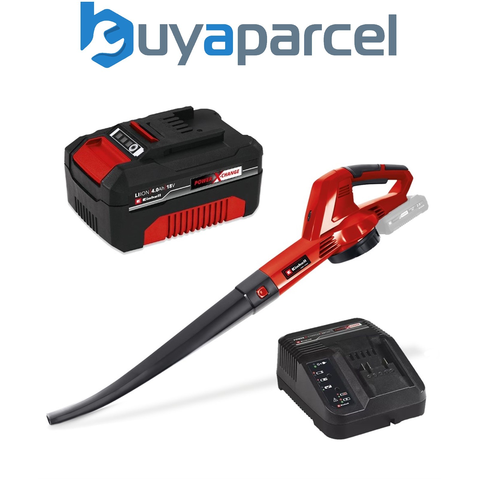 Einhell 18v PXC Cordless Garden Leaf Blower GC-CL E-Solo + 4AH Bat + Charger
