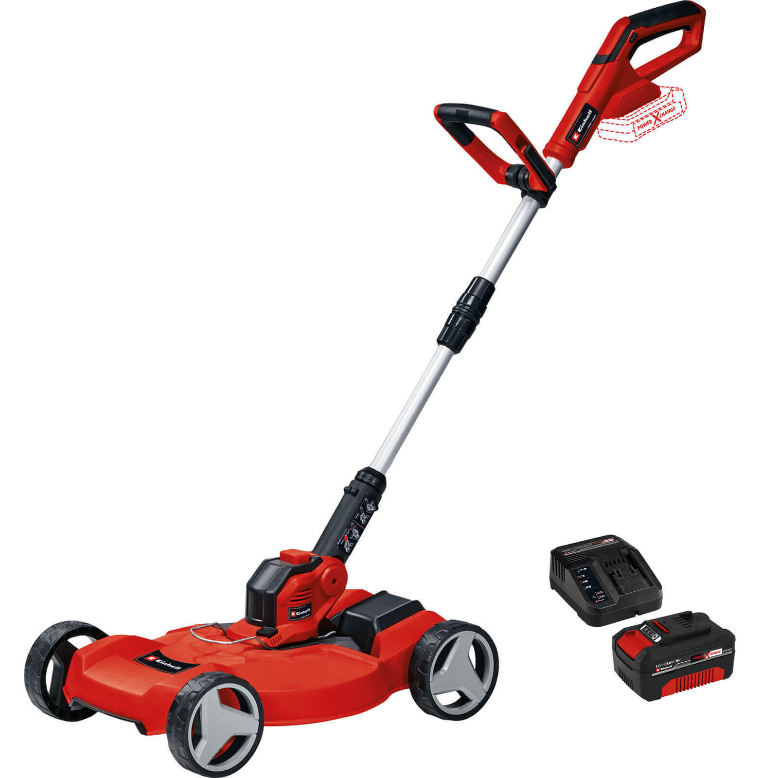 Einhell GE-CT 18/28 Li TC 18v Cordless Grass Trimmer and Edger 280mm 1 x 4ah Li-