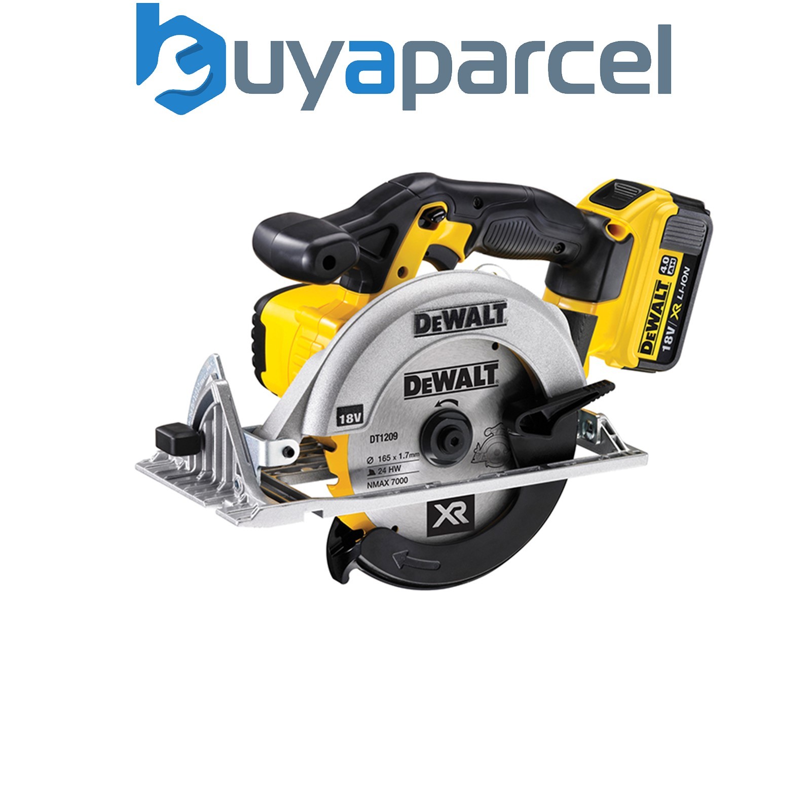 Dewalt DCS391M2-GB Premium XR Circular Saw 165mm 18V 2x 4.0Ah Li-ion DEWDCS391M2