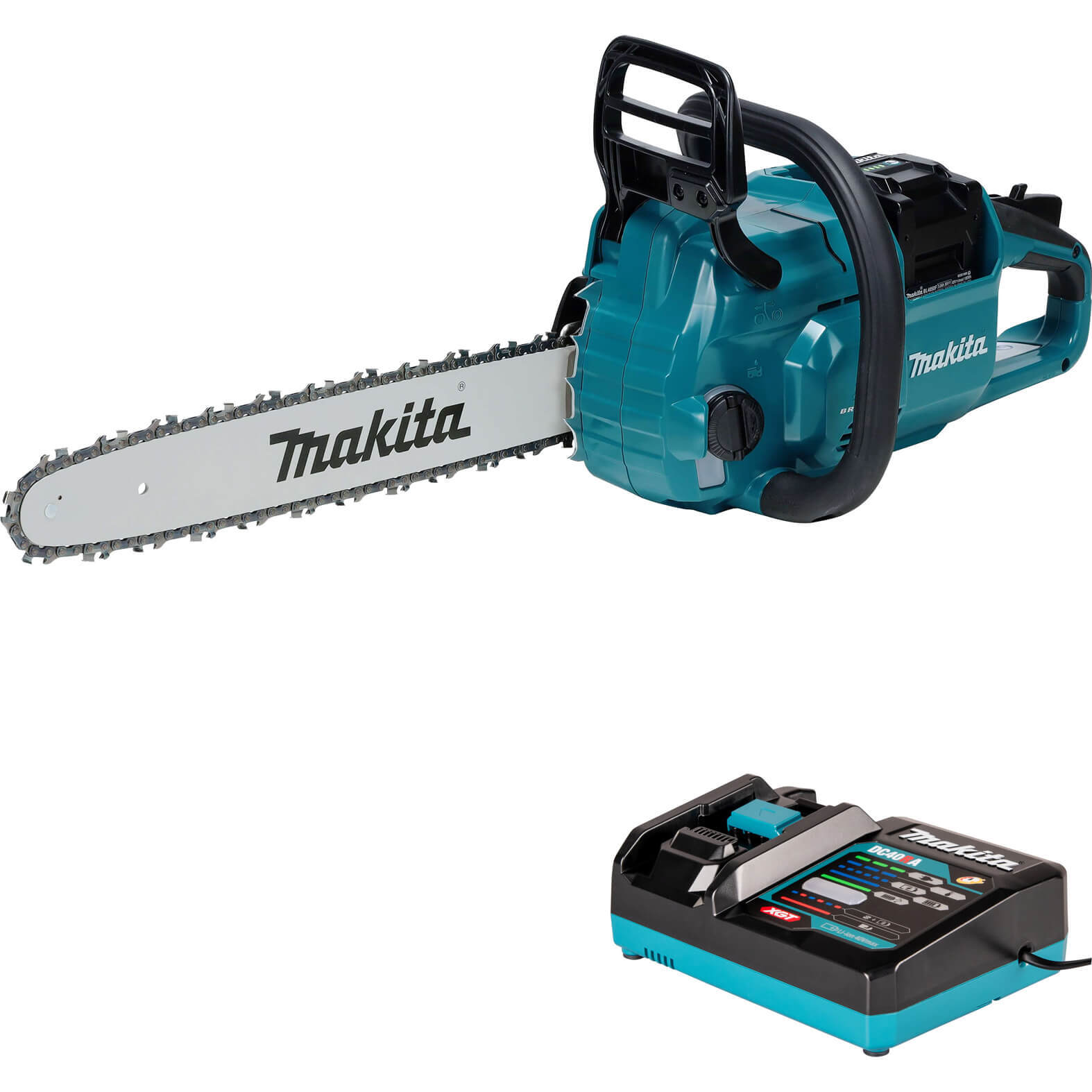 Makita UC026G 40v Max XGT Cordless Brushless Chainsaw 400mm 1 x 5ah Li-ion