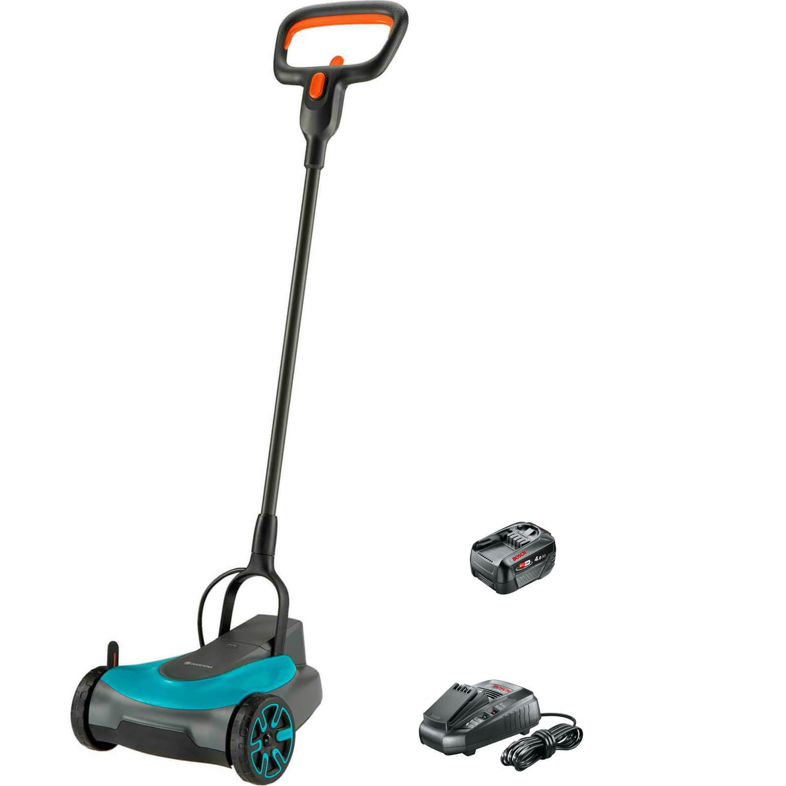 Gardena HANDYMOWER P4A 18v Cordless Rotary Lawnmower 220mm 1 x 4ah Li-ion