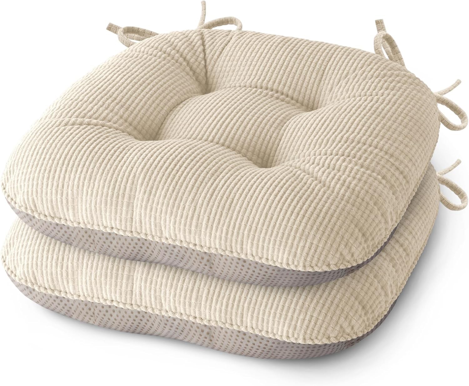 Indoor Chair Cushions for Dining Room Set of 2 Non Slip Kitchen Chair Cushions