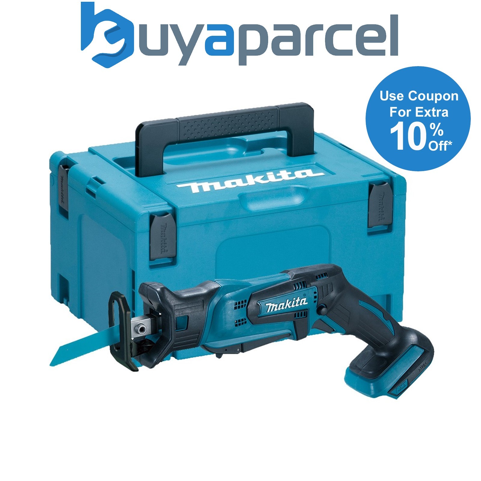 Makita DJR185Z 18v Garden Pruning Multi Saw Reciprocating Saw Hackzall + Makpac