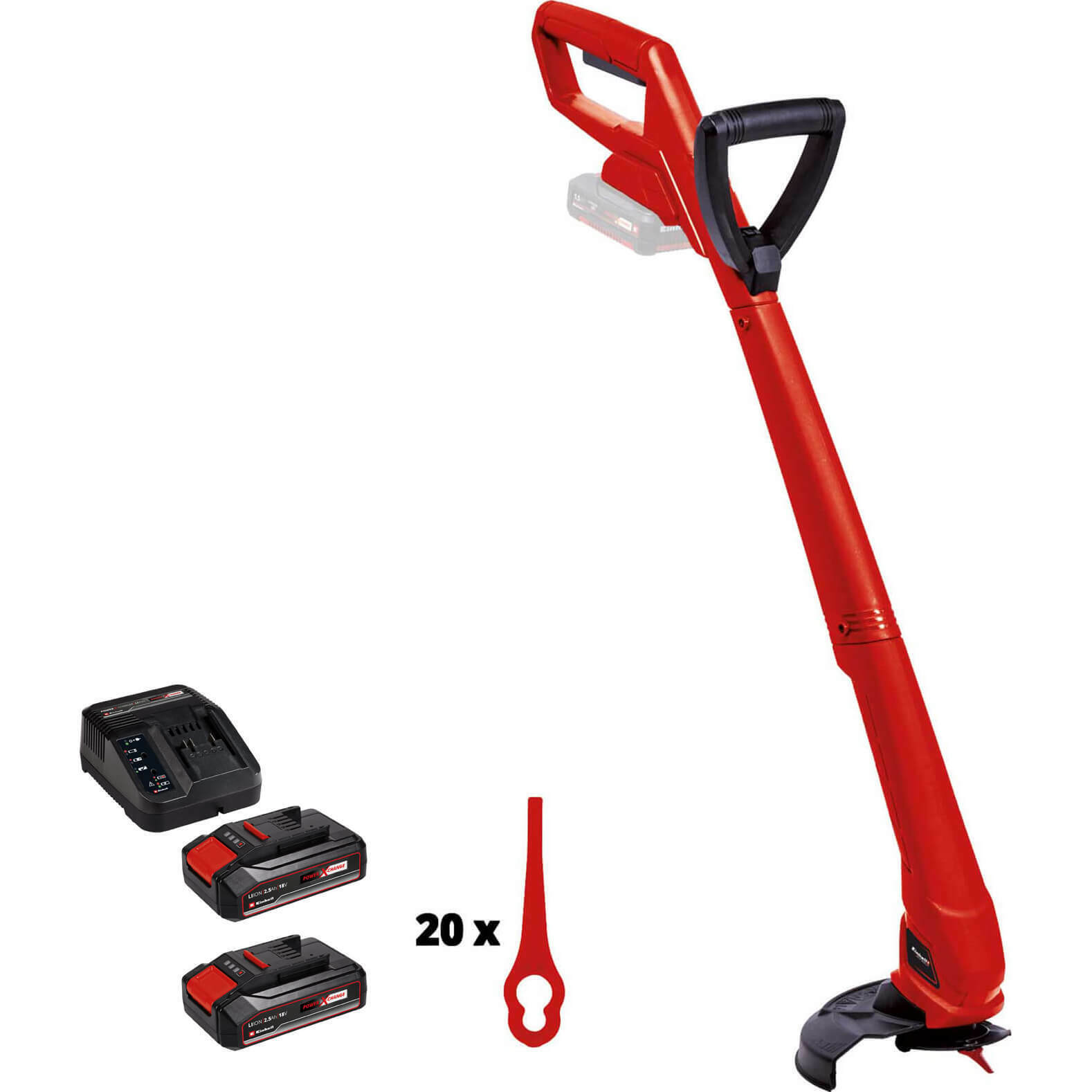 Einhell GC-CT 18/24 Li P 18v Cordless Grass Trimmer 240mm 2 x 2.5ah Li-ion