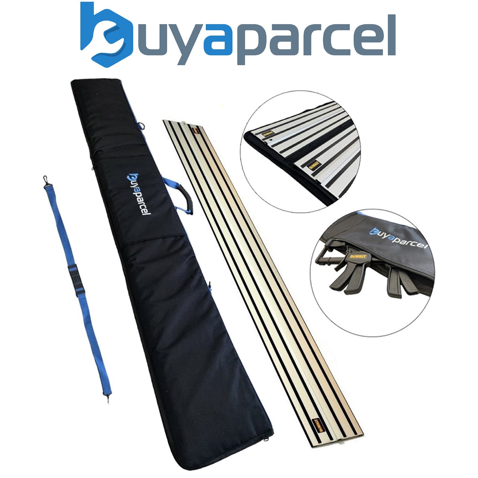 DeWalt DWS5022-XJ 1.5m Guide Rail DWS520 Plunge Saws Routers Circular Saws + Bag