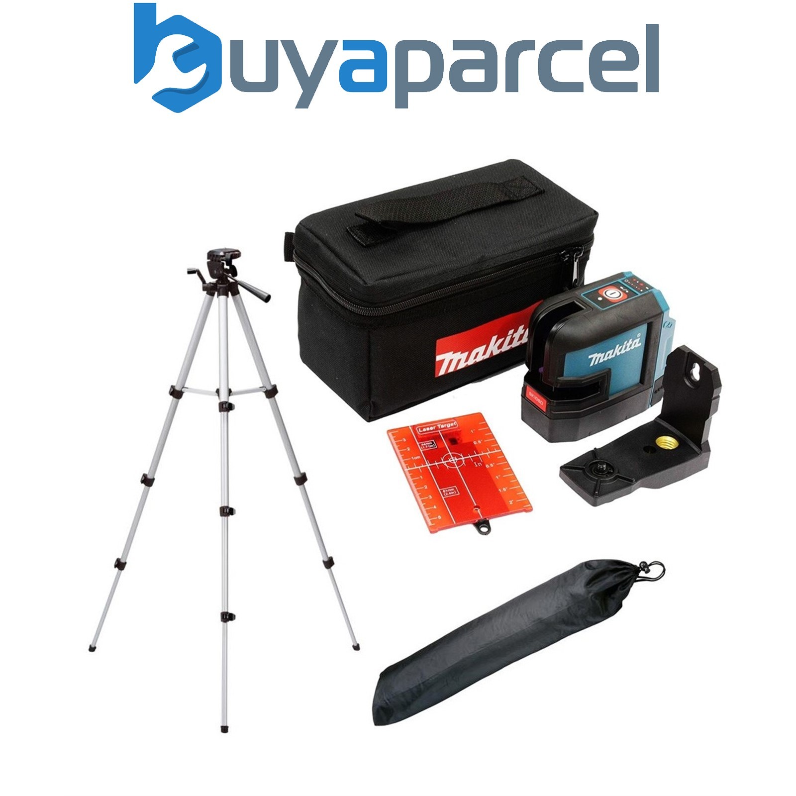 Makita SK105DZ 12v CXT Self Leveling Cross Line Laser Level Red Body + Tripod