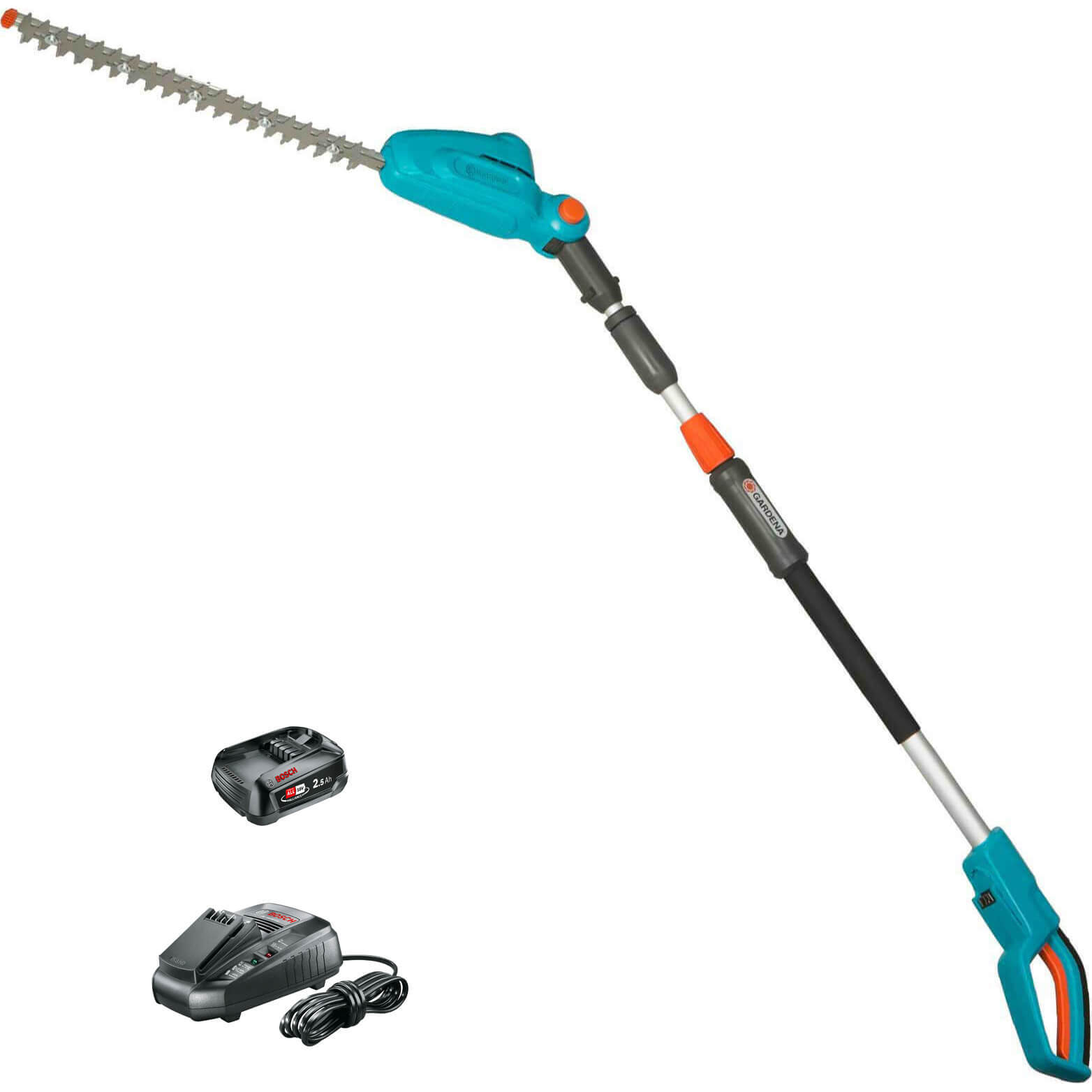 Gardena THS 42 P4A 18v Cordless Telescopic Hedge Trimmer 420mm 1 x 2.5ah Li-ion