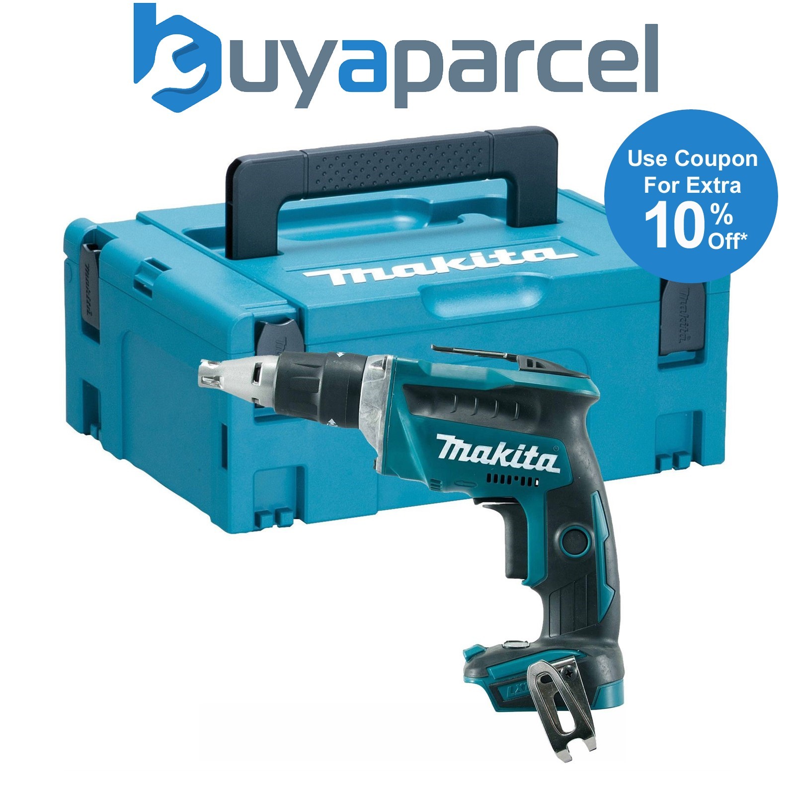 Makita DFS452Z 18v Brushless High Speed Lithium Screwdriver Bare + Makpac Case