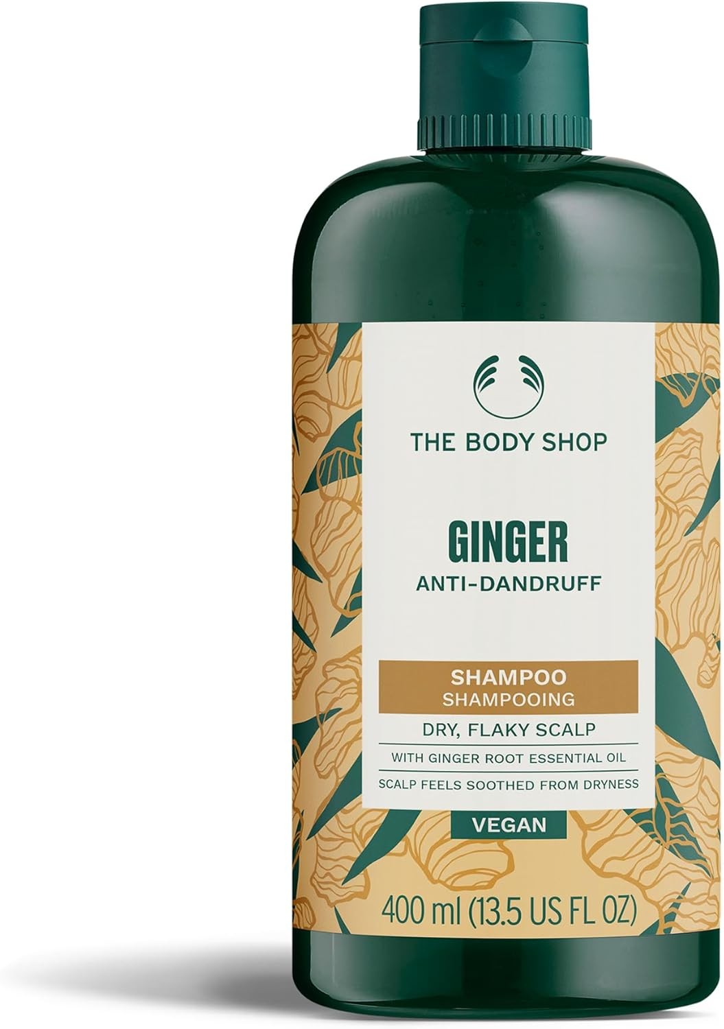 The Body Shop Ginger Anti-Dandruff Shampoo (1x 400ml), Clarifying Shampoo for D