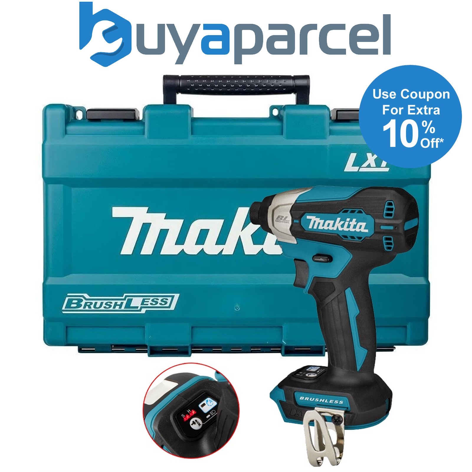 Makita DTD157Z 18v Blue Cordless Brushless Impact Driver + Assist Mode + Case