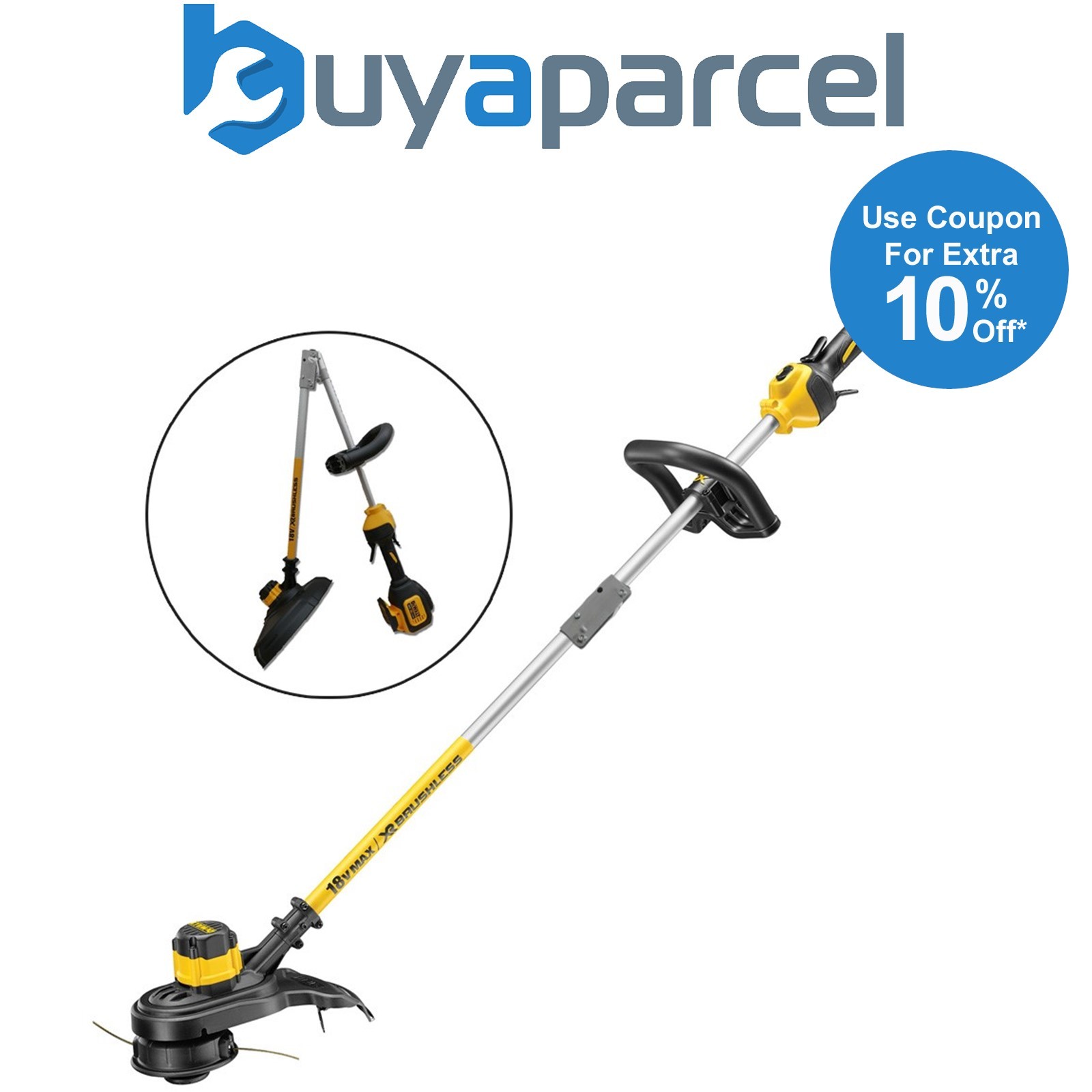 Dewalt DCM561PBS 18v XR Cordless Brushless Grass Line Trimmer Split Shaft - Bare