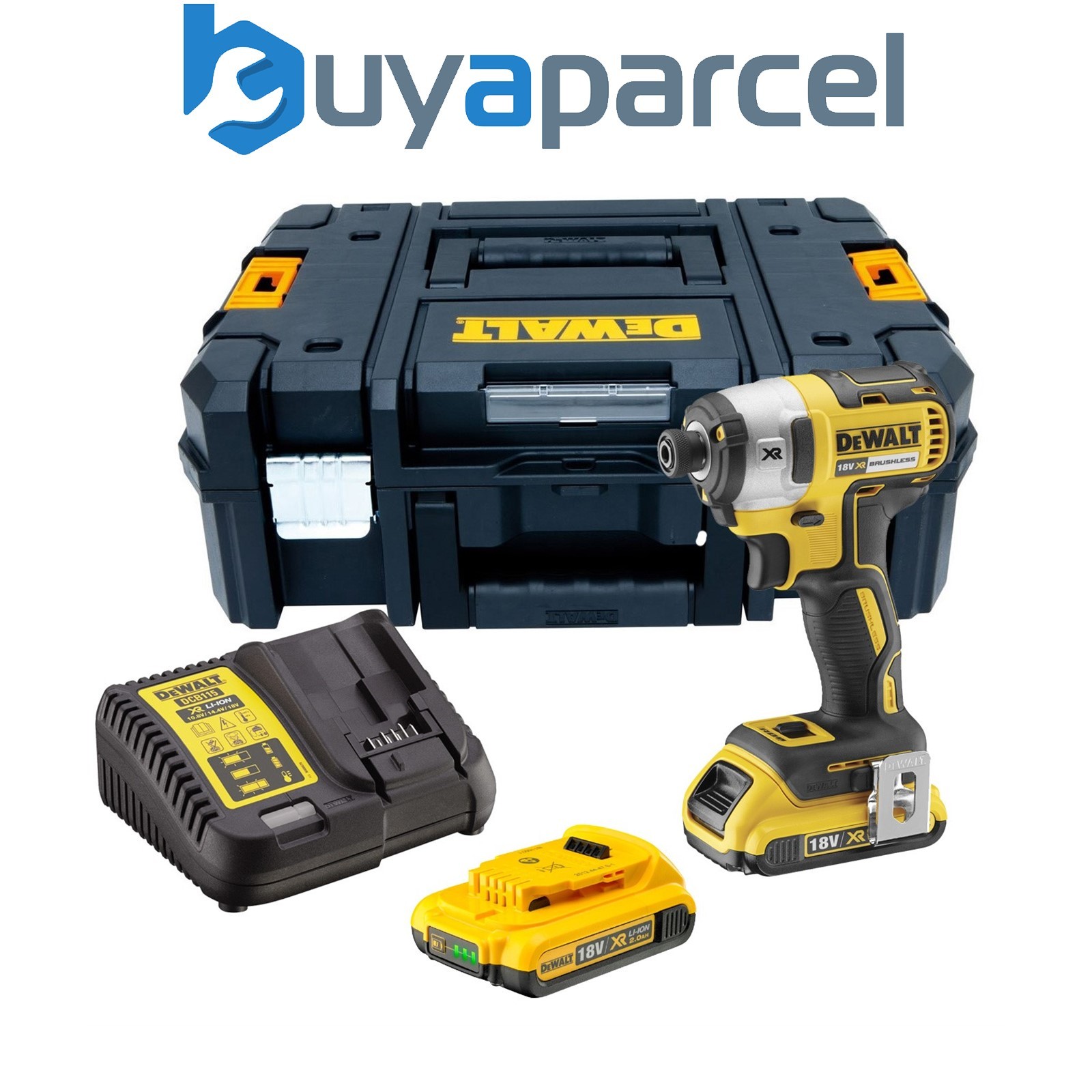 Dewalt DCF887D2 18V XR G2 Brushless 3 Speed Impact Driver - 2 x 2.0ah Batteries