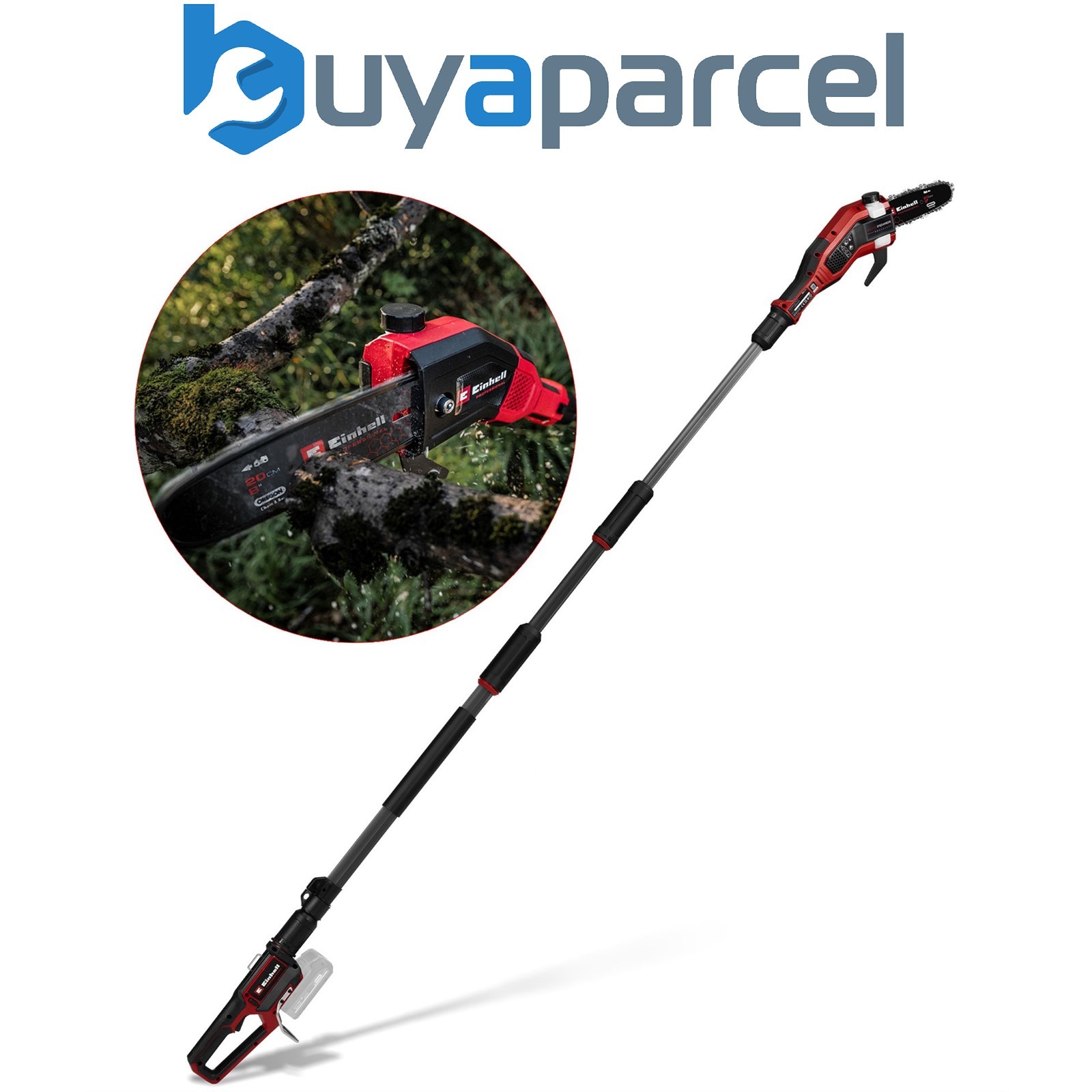 Einhell Professional 18v PXC Telescopic Pole Saw Pruner GP-LC 18/20 Li T BL Bare
